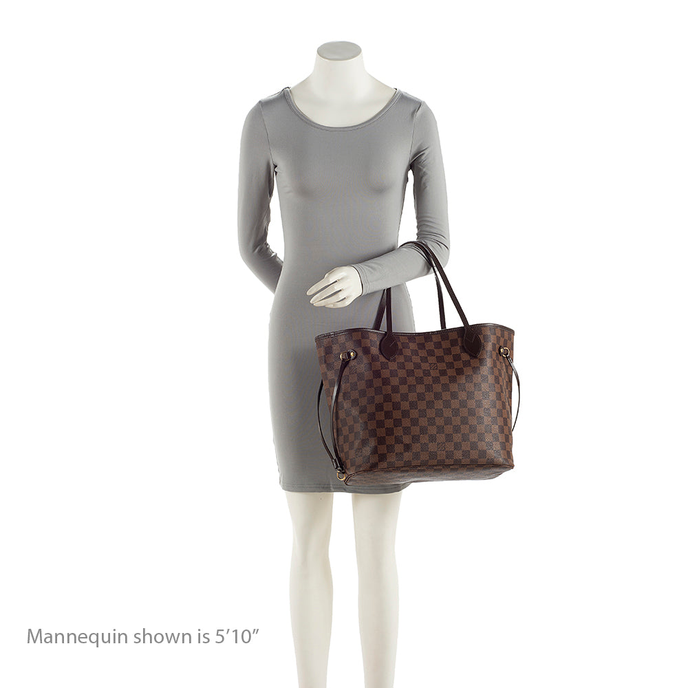 Louis Vuitton Damier Ebene Neverfull MM Tote (SHF-20027)
