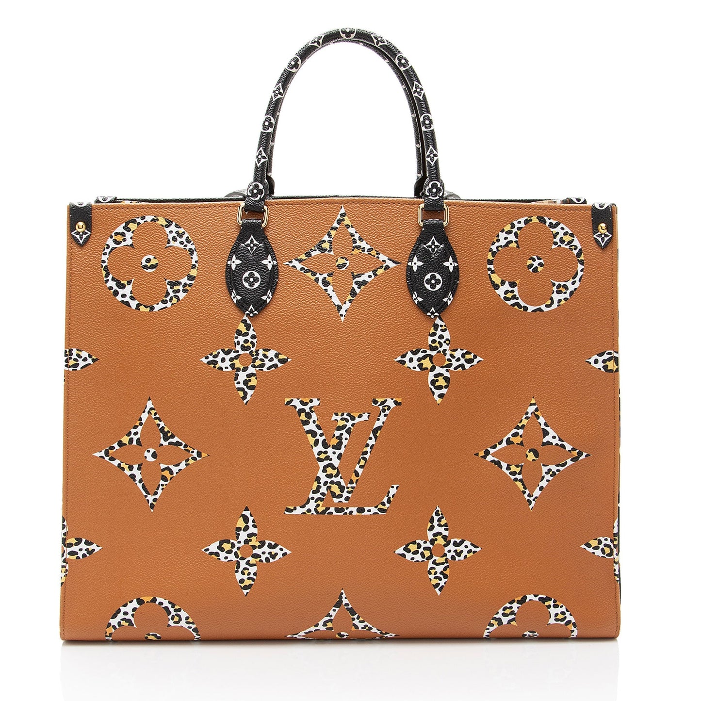 Louis Vuitton Giant Monogram Canvas Jungle Onthego GM Tote (SHF-UZF7TB)