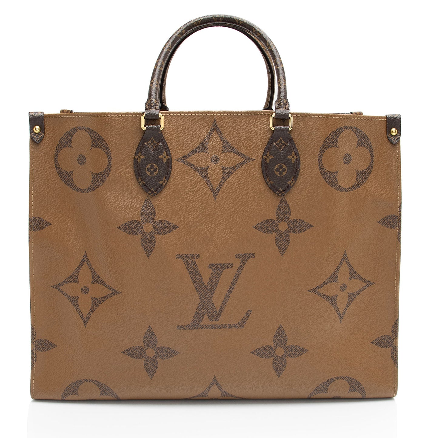 Louis Vuitton Giant Monogram Canvas Onthego GM Tote (SHF-fVBkOy)