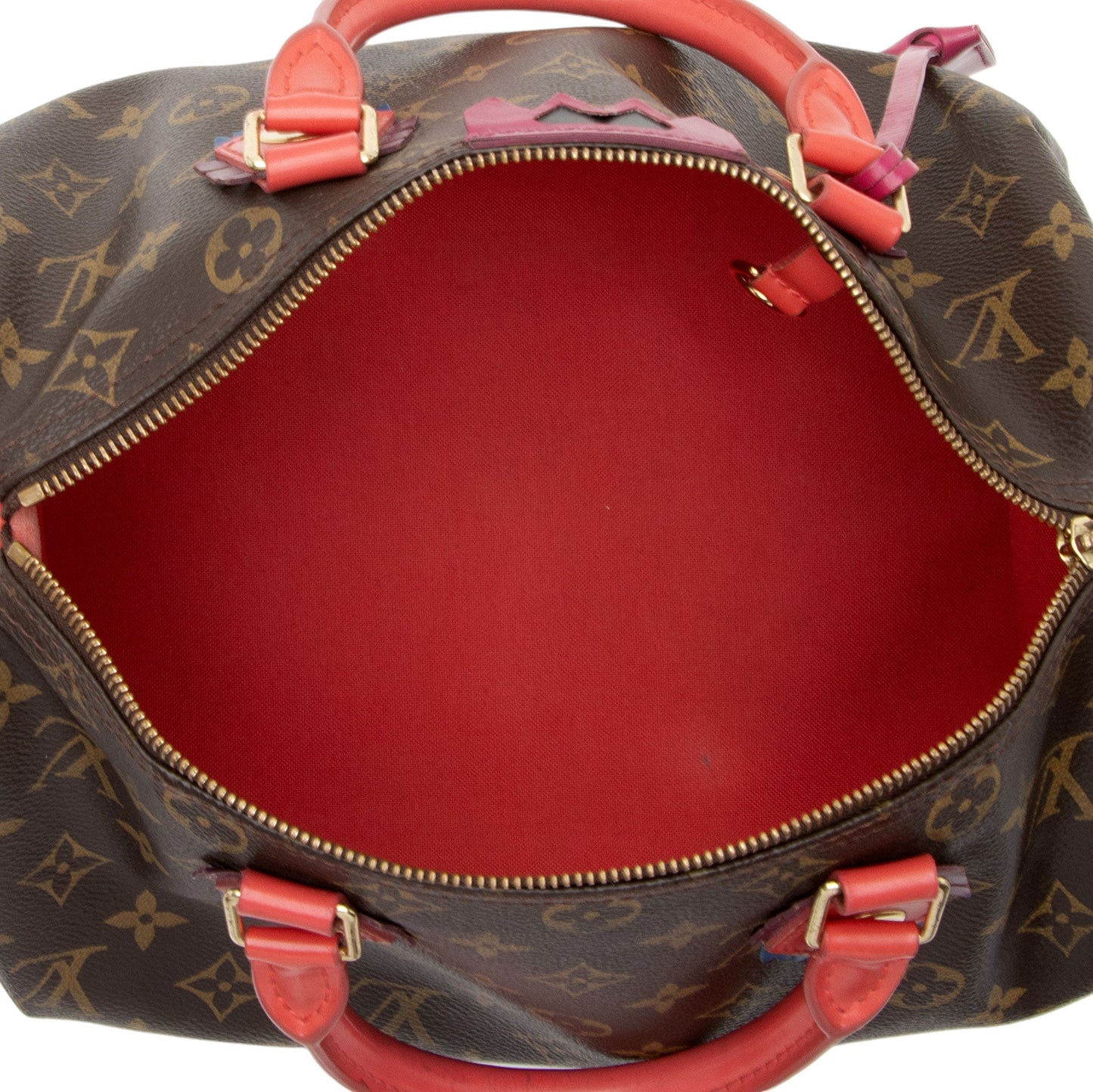 Louis Vuitton Limited Edition Monogram Canvas Totem Speedy 30 Satchel