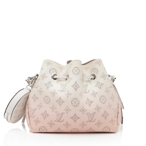 LOUIS VUITTON Bella Mahina Calf Leather Crossbody Bag Lilas Rose