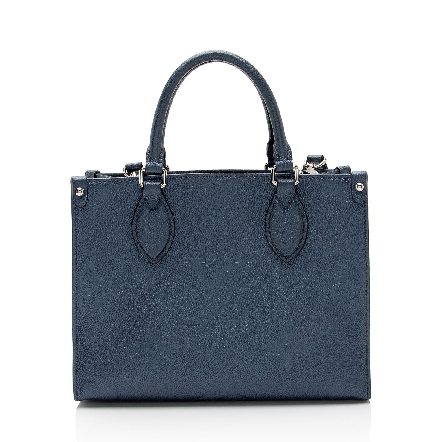 Louis Vuitton Metallic Giant Monogram Empreinte Onthego PM Tote (SHF-2DZXYF)
