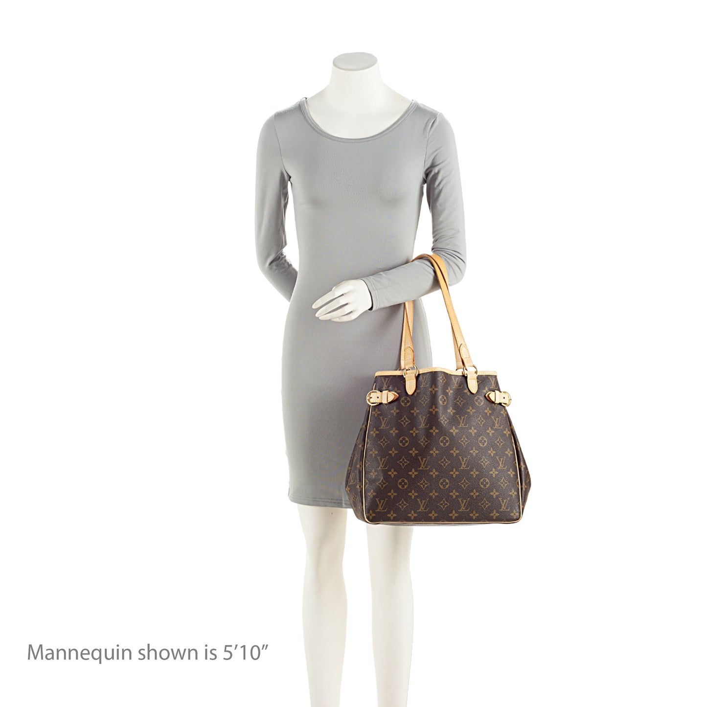 Louis Vuitton Monogram Canvas Batignolles Vertical Tote (SHF-0WWMGt)