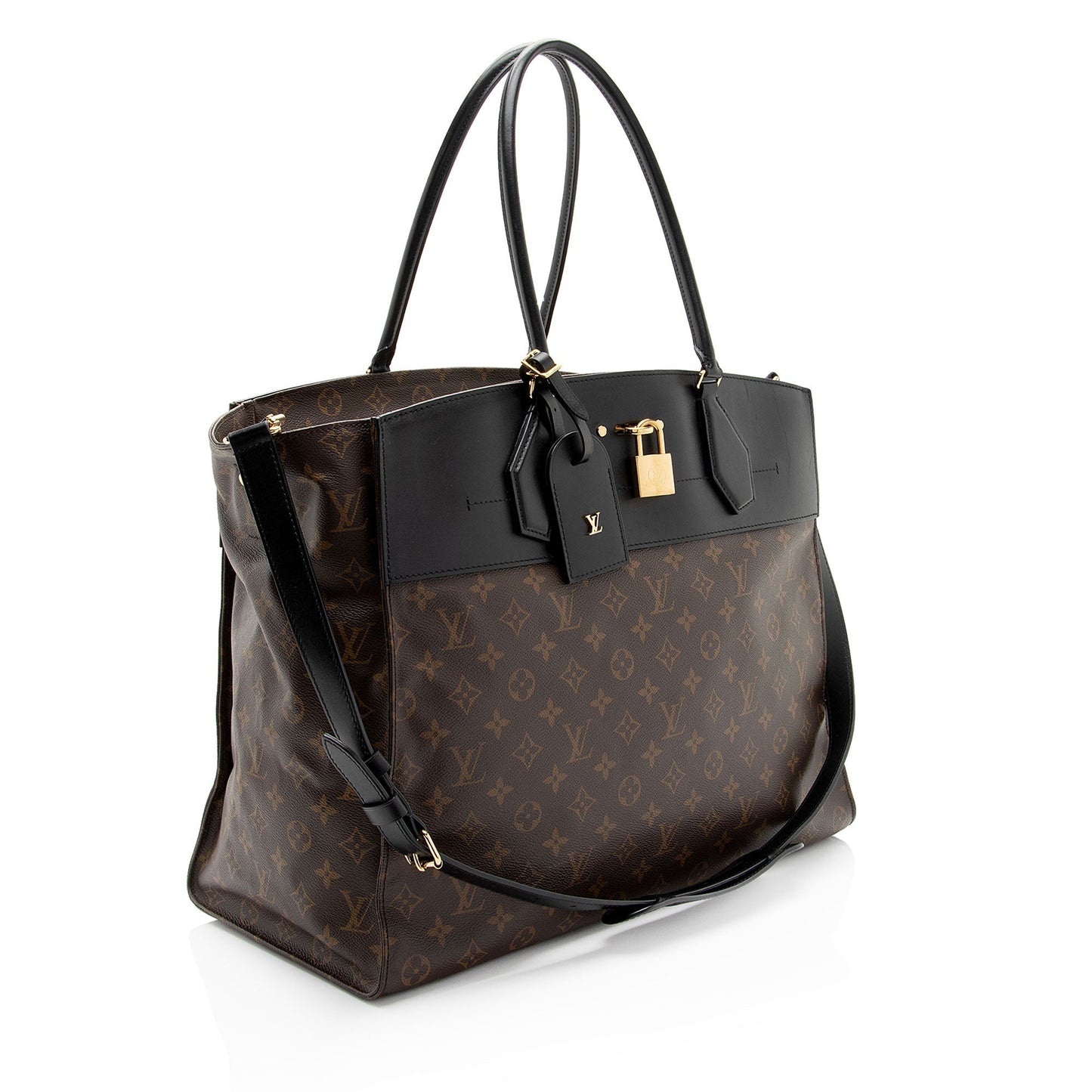 Louis Vuitton Monogram Canvas City Steamer XXL Tote (SHF-17omgZ)