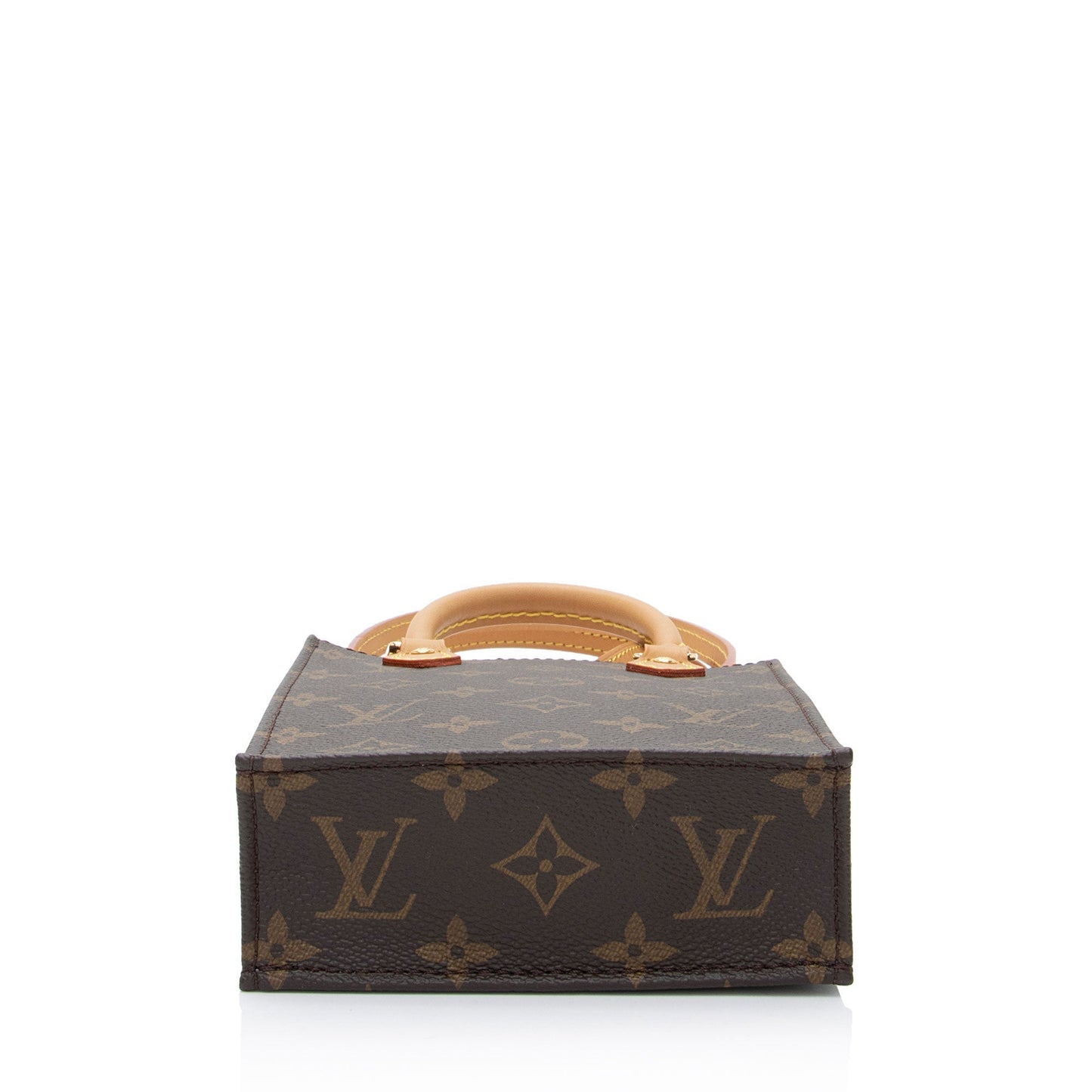 Louis Vuitton Monogram Canvas Petit Sac Plat Shoulder Bag (SHF-Vkwlcf)