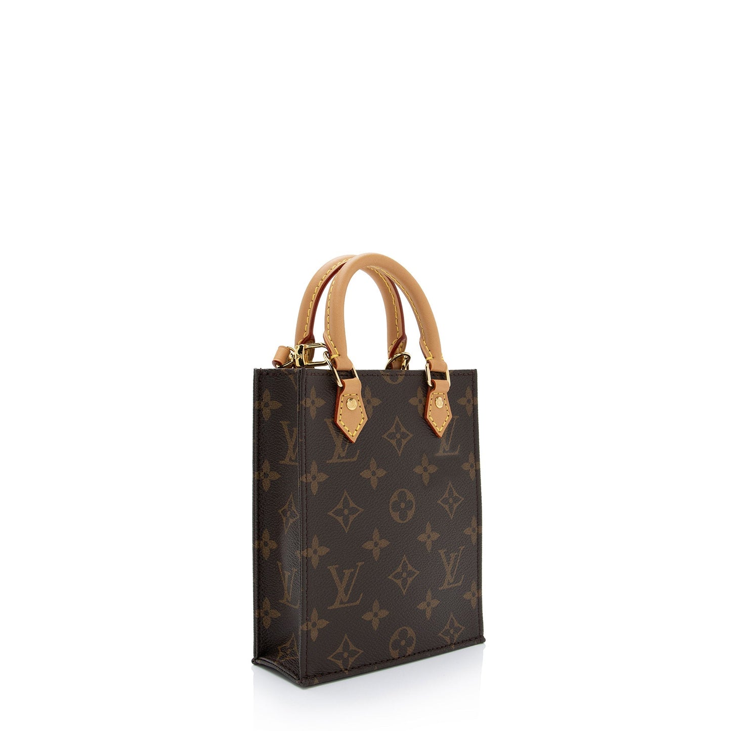 Louis Vuitton Monogram Canvas Petit Sac Plat Shoulder Bag (SHF-Vkwlcf)