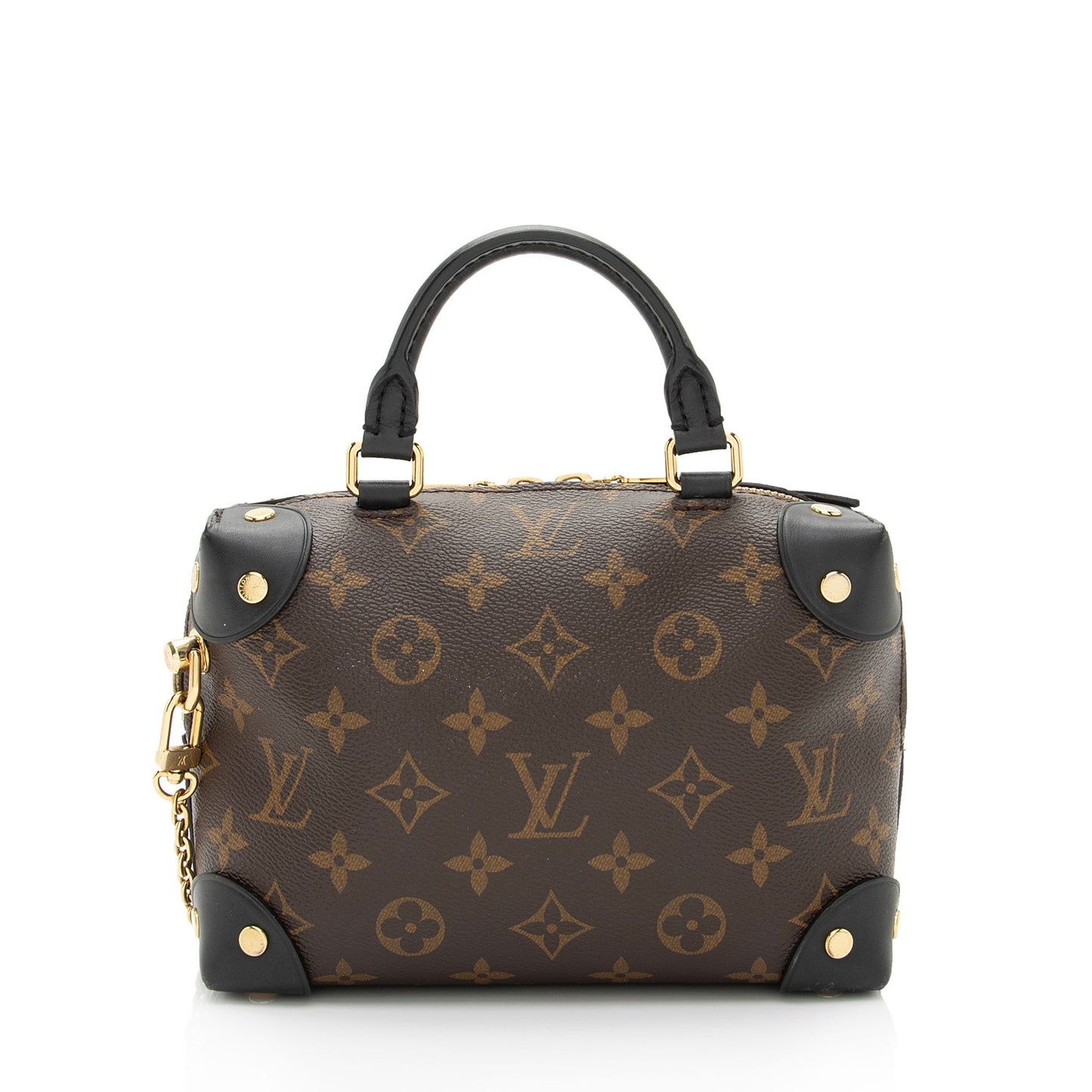 Louis Vuitton Monogram Canvas Petite Malle Souple Satchel