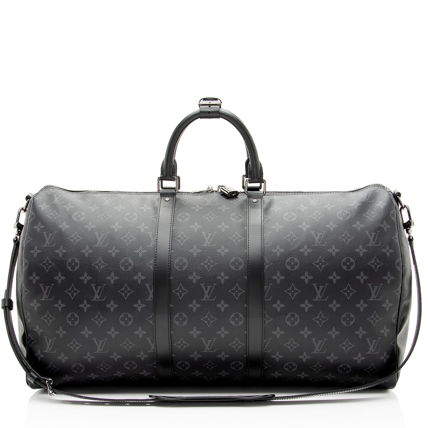 Louis Vuitton Monogram Eclipse Keepall Bandouliere 55 Duffle