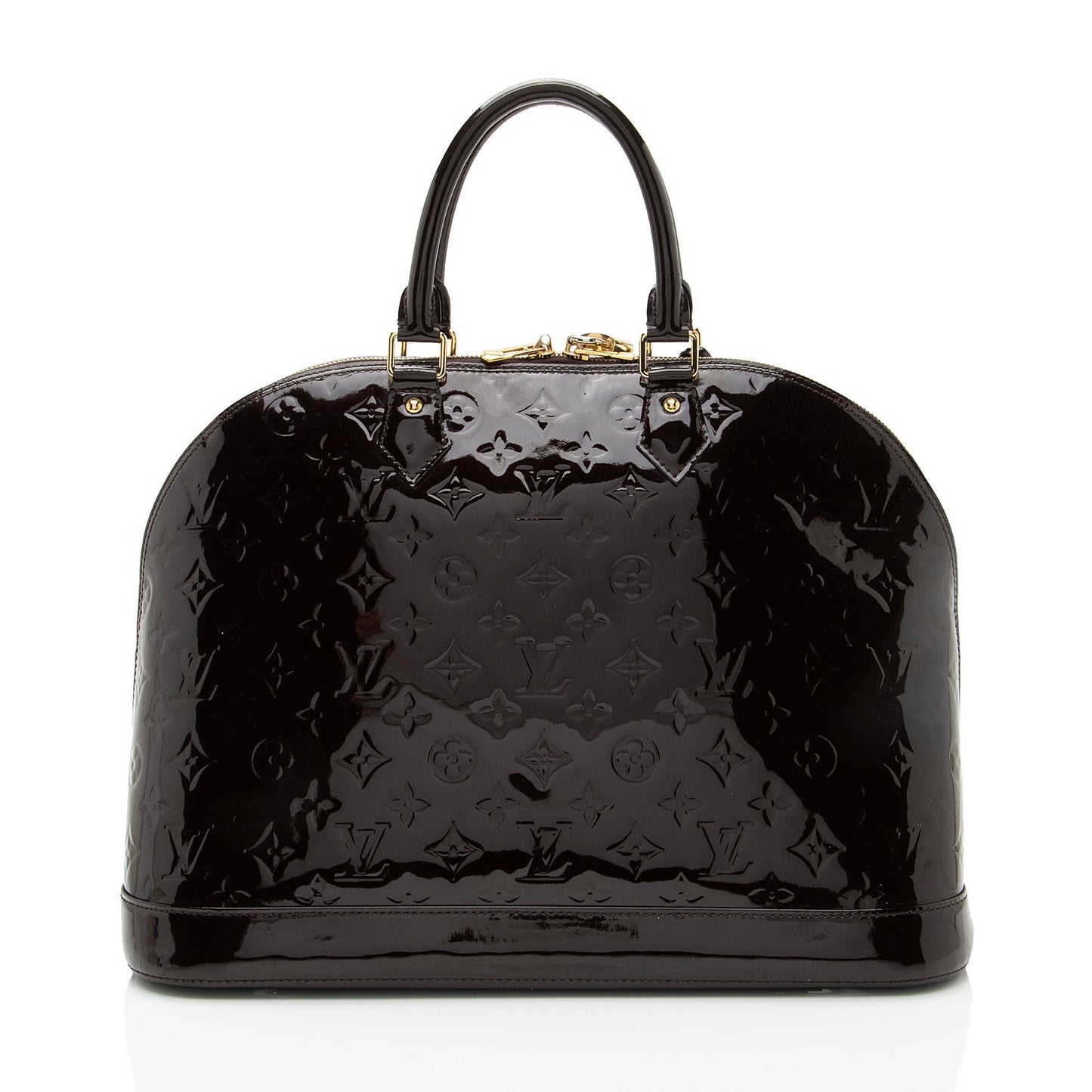 Louis Vuitton Monogram Vernis Alma GM Satchel (SHF-K55Nxm)