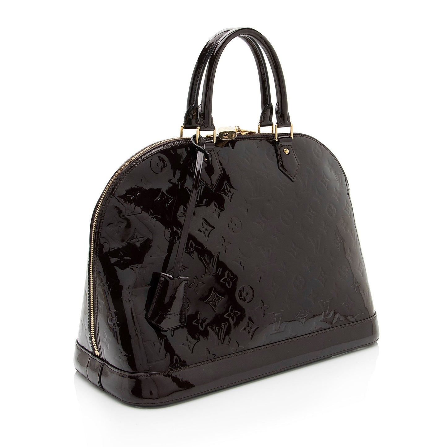 Louis Vuitton Monogram Vernis Alma GM Satchel (SHF-K55Nxm)