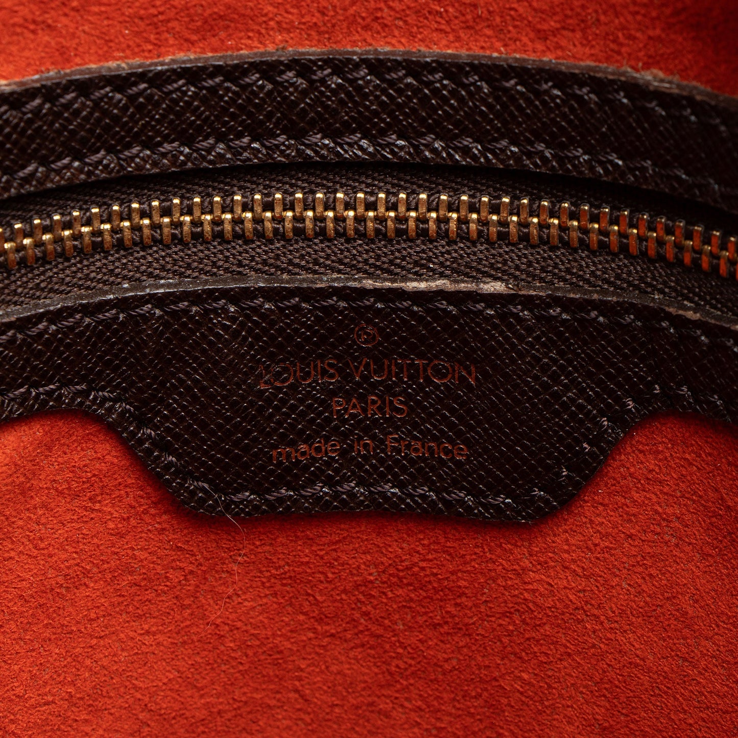 Louis Vuitton Vintage Damier Ebene Marais Bucket Tote