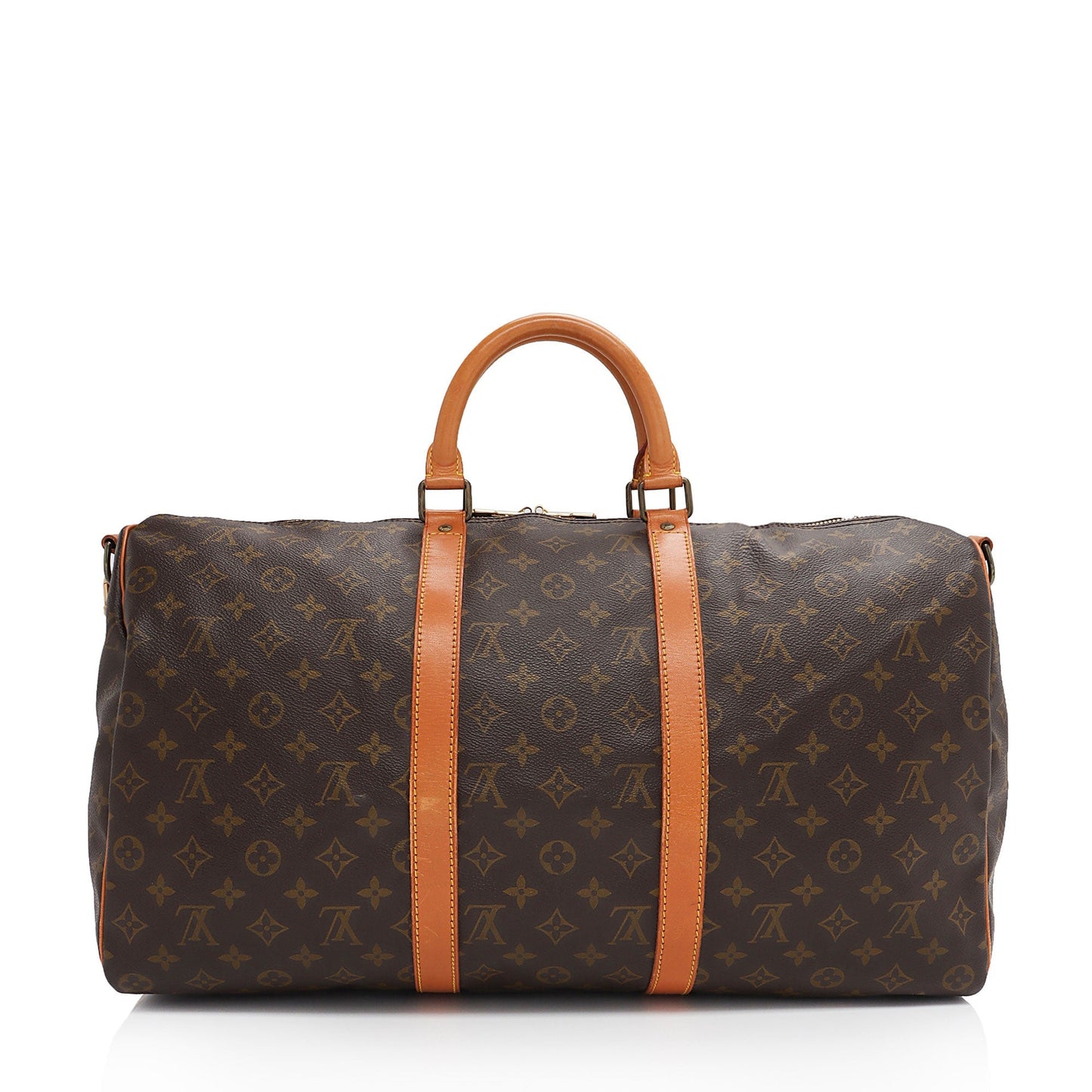 Louis Vuitton Vintage Monogram Canvas Keepall Bandouliere 50 Duffle Bag (SHF-vjjT94)