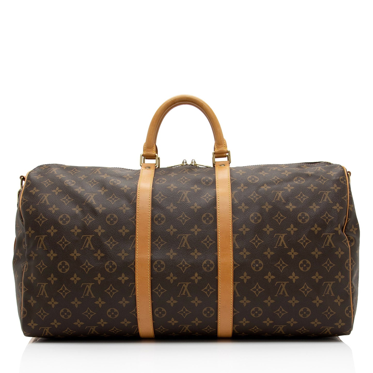 Louis Vuitton Vintage Monogram Canvas Keepall Bandouliere 55 Duffle Bag (SHF-g634Q4)