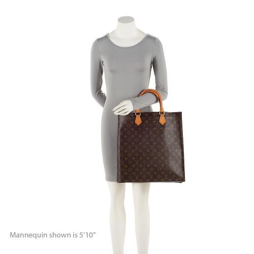 Louis Vuitton Vintage Monogram Canvas Sac Plat Tote (SHF-22683)