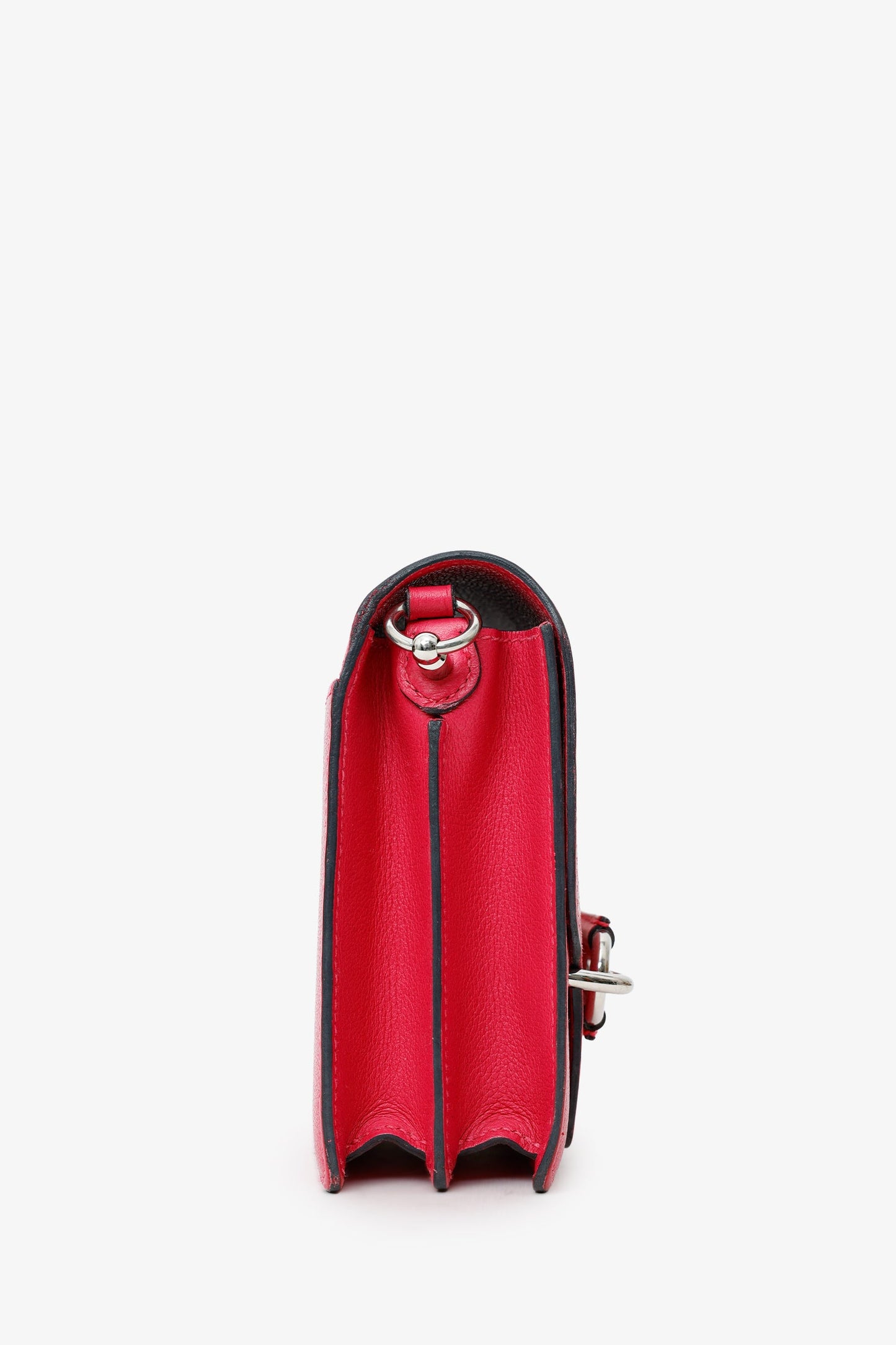 Hermès Pink Evercolour & Alligator Mini Sac Roulis Touch 18