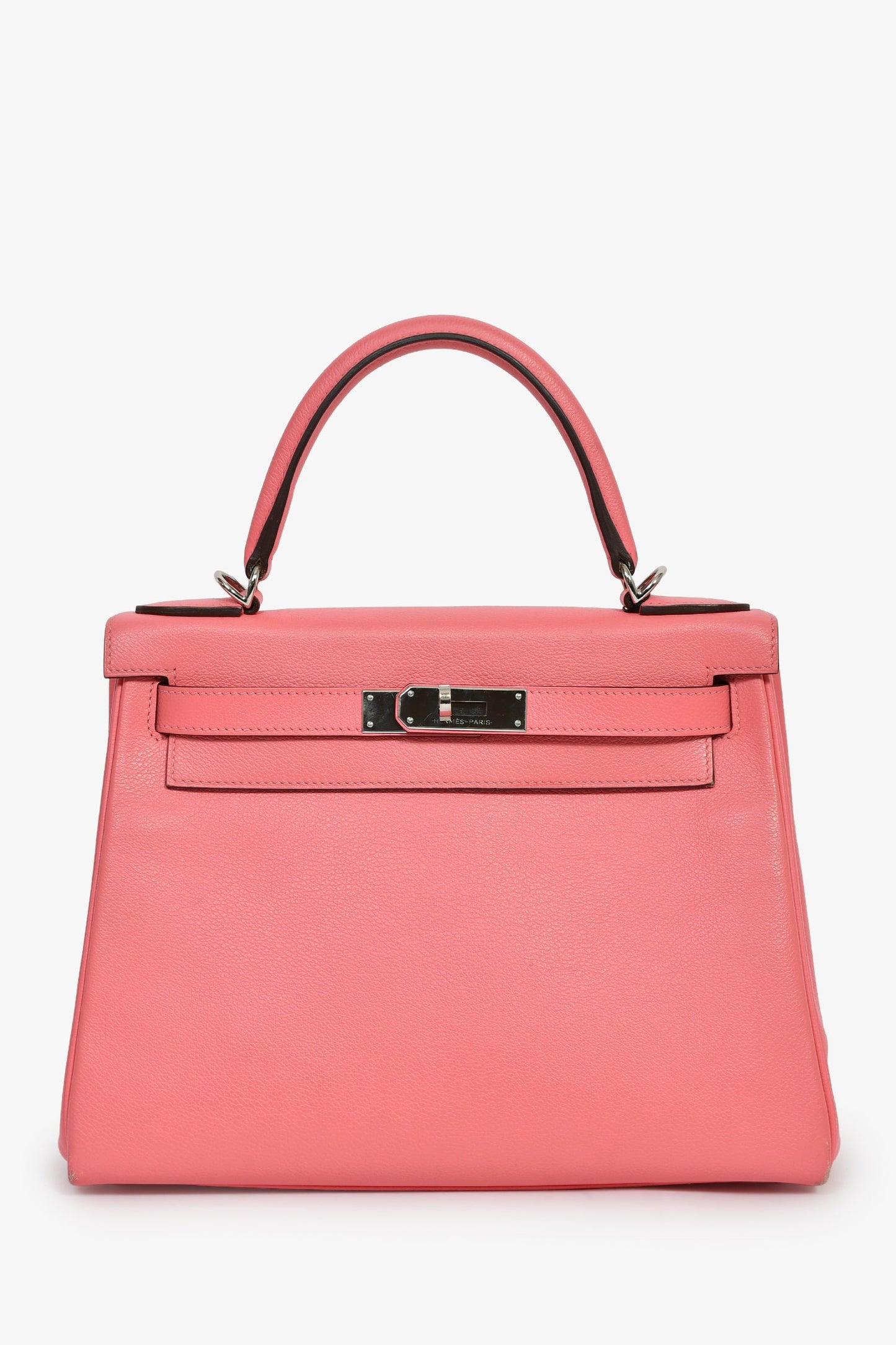 Hermès 2020 Rose D'Ete Evercolour Leather Verso Chevre Kelly Retourne 28