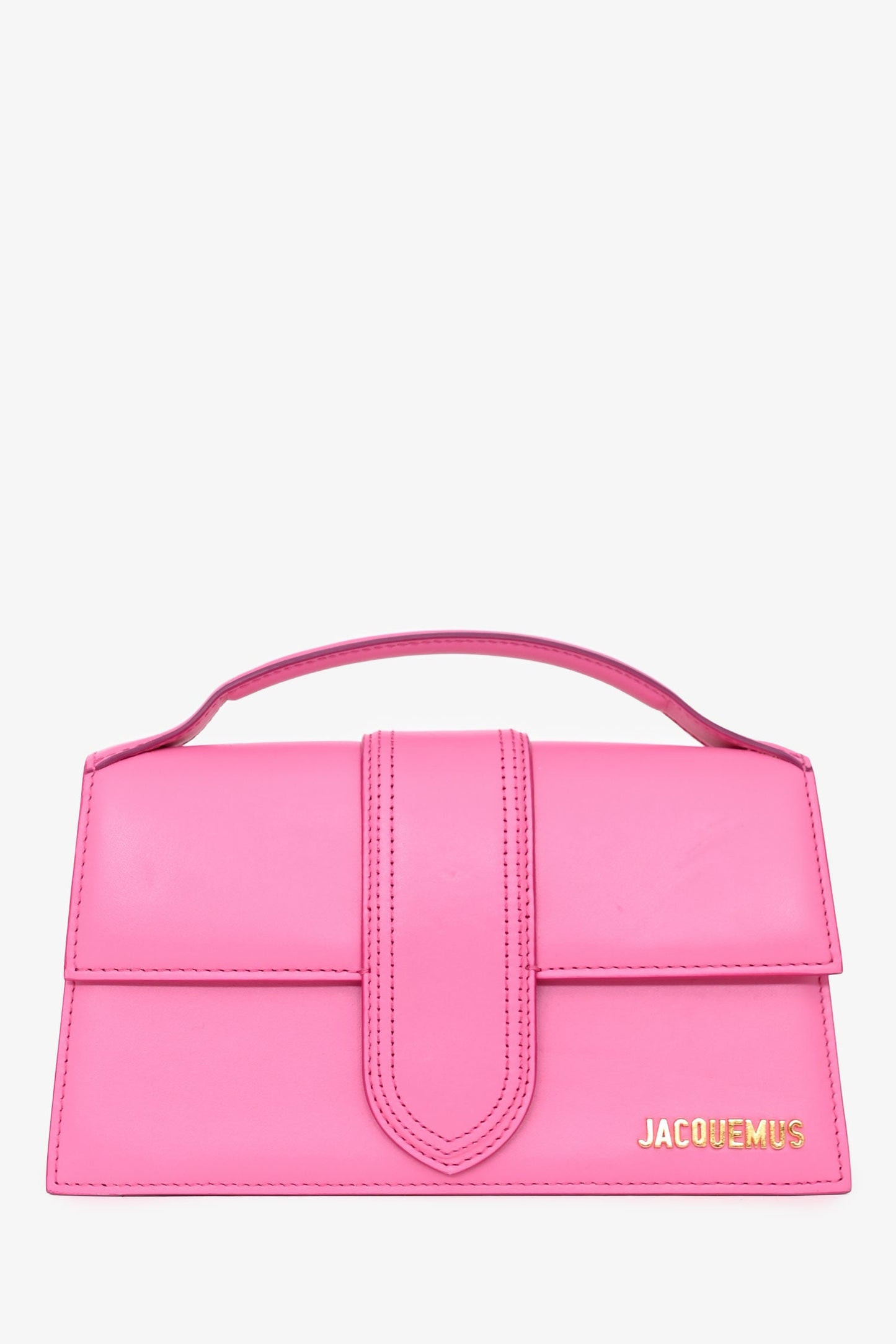 Jacquemus Pink Leather Le Bambino Top Handle Bag