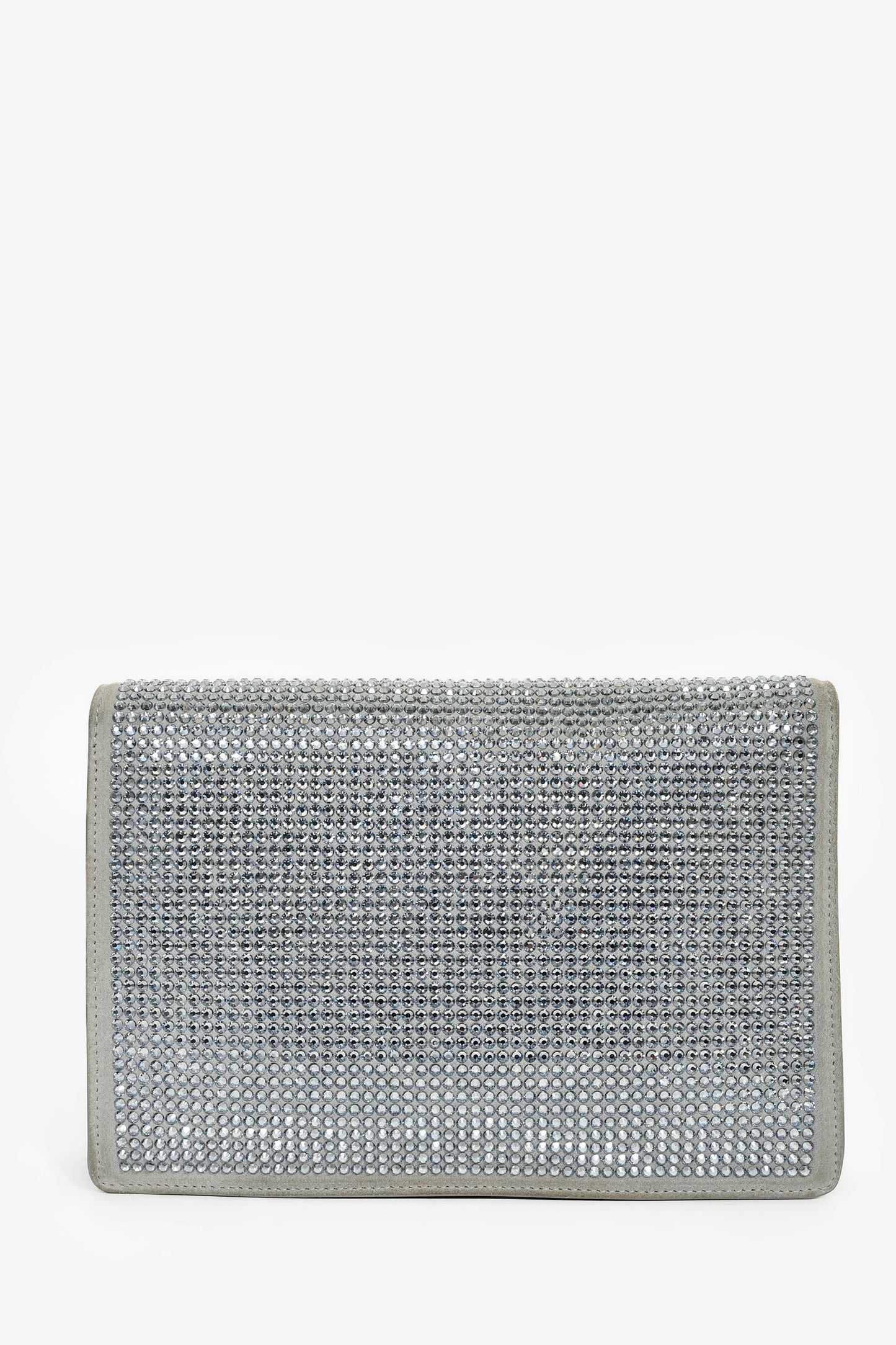 Off-White By Virgil Abloh Rhinestone Embellished Clutch With Strap