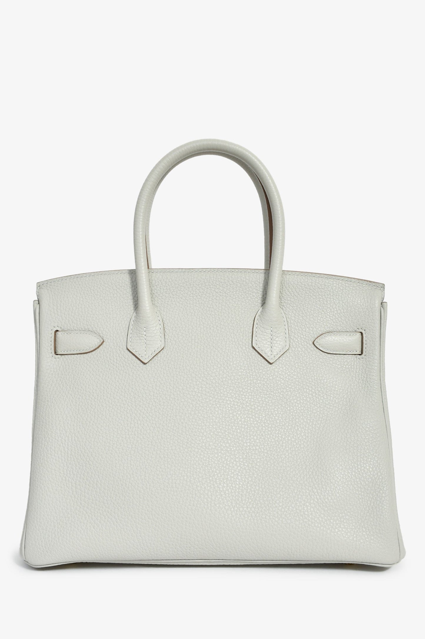 Hermès 2019 Gris Perle Clemence Leather Birkin 30