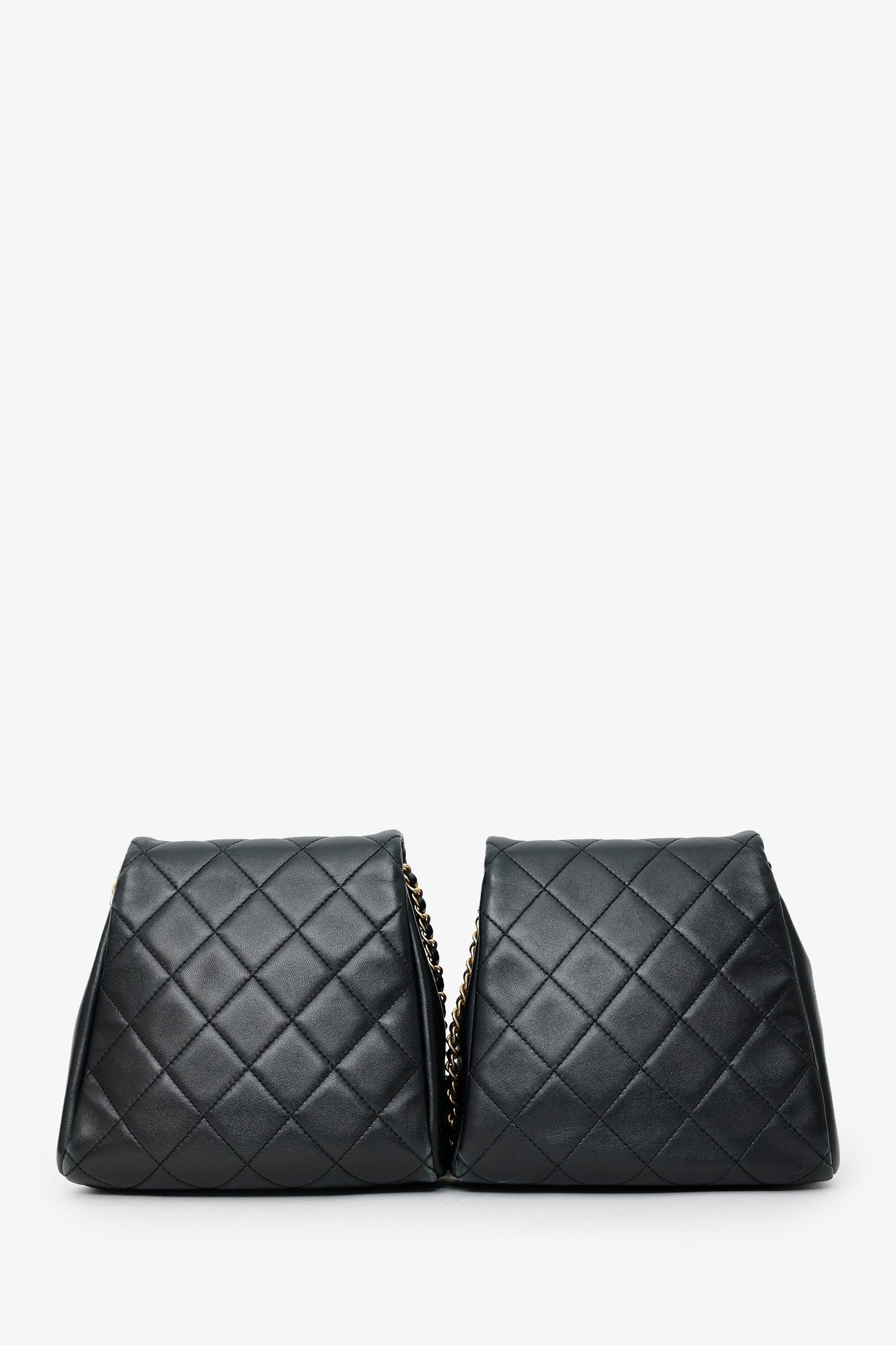 Pre-Loved Chanel™ 2019 Quilted Lambskin Pearl Side Packs Bag