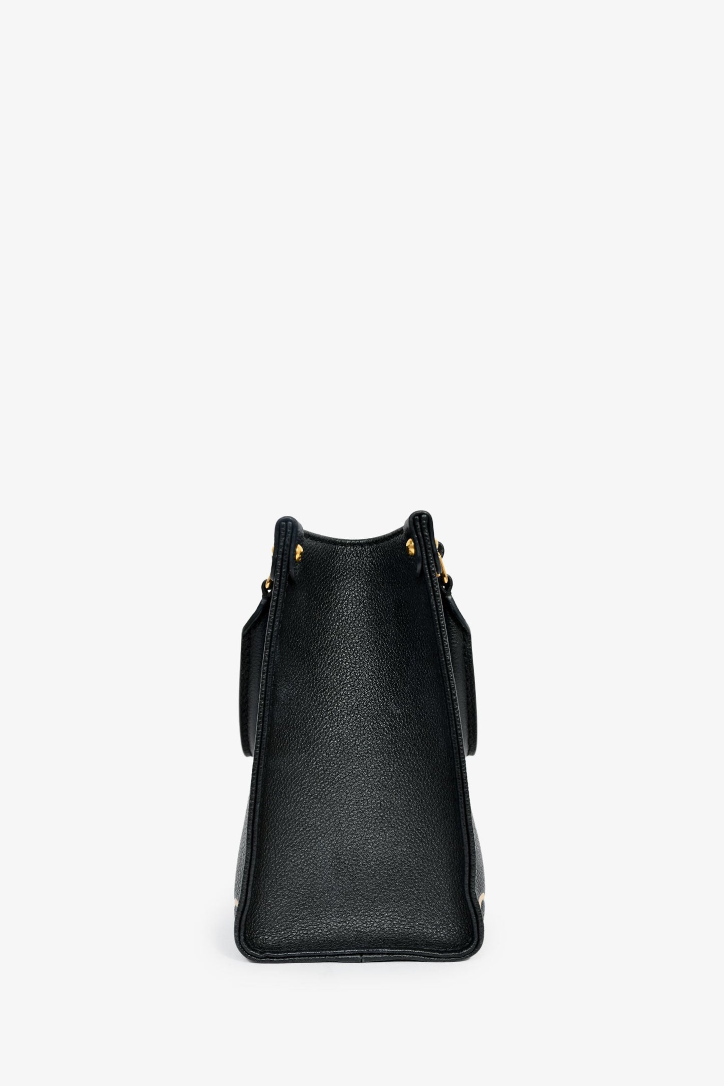 Louis Vuitton Black/Cream Leather Monogram Empreinte OnTheGo PM With Strap