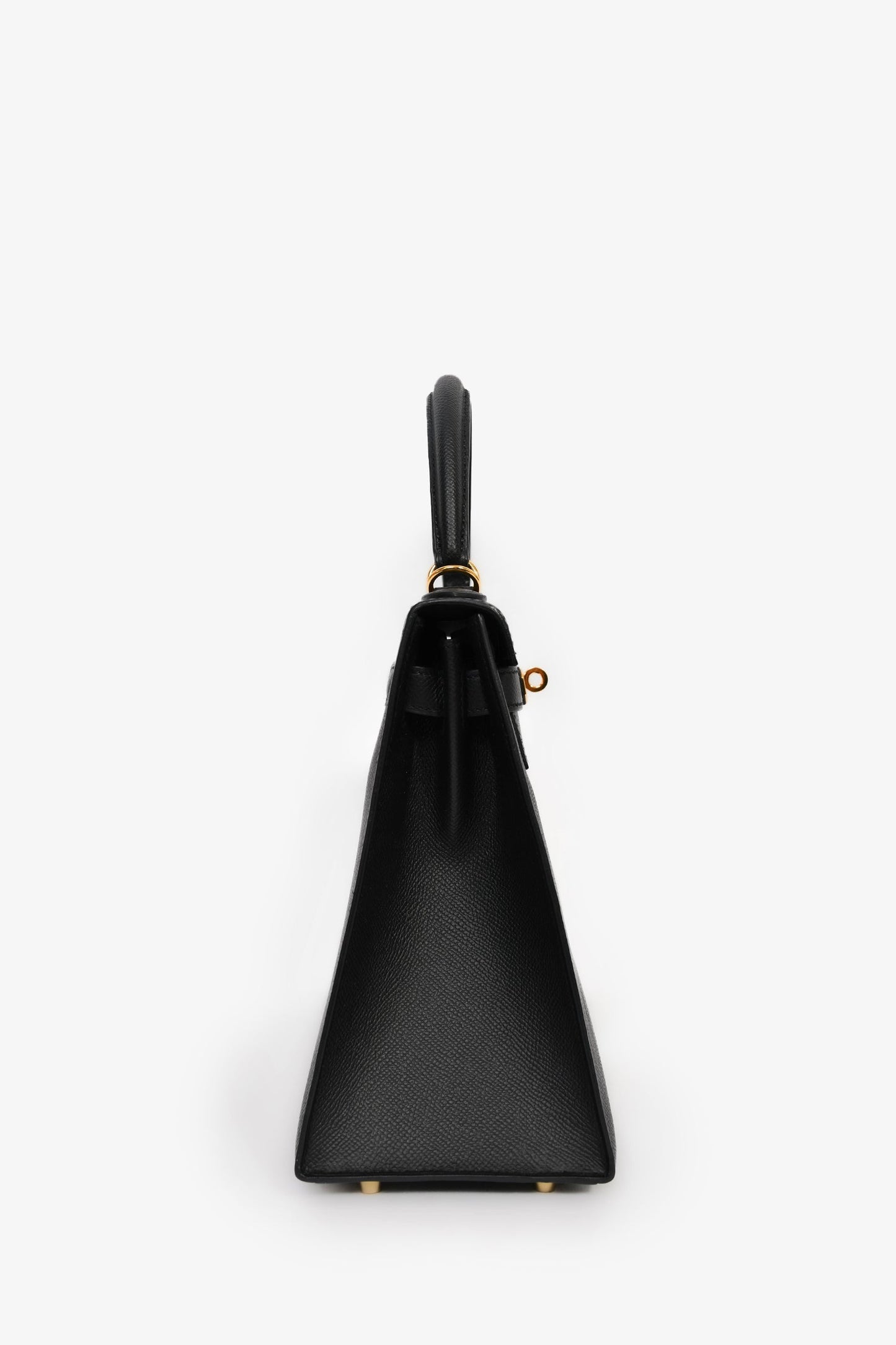 Hermès 2018 Black Epsom Leather Kelly 28 with Strap