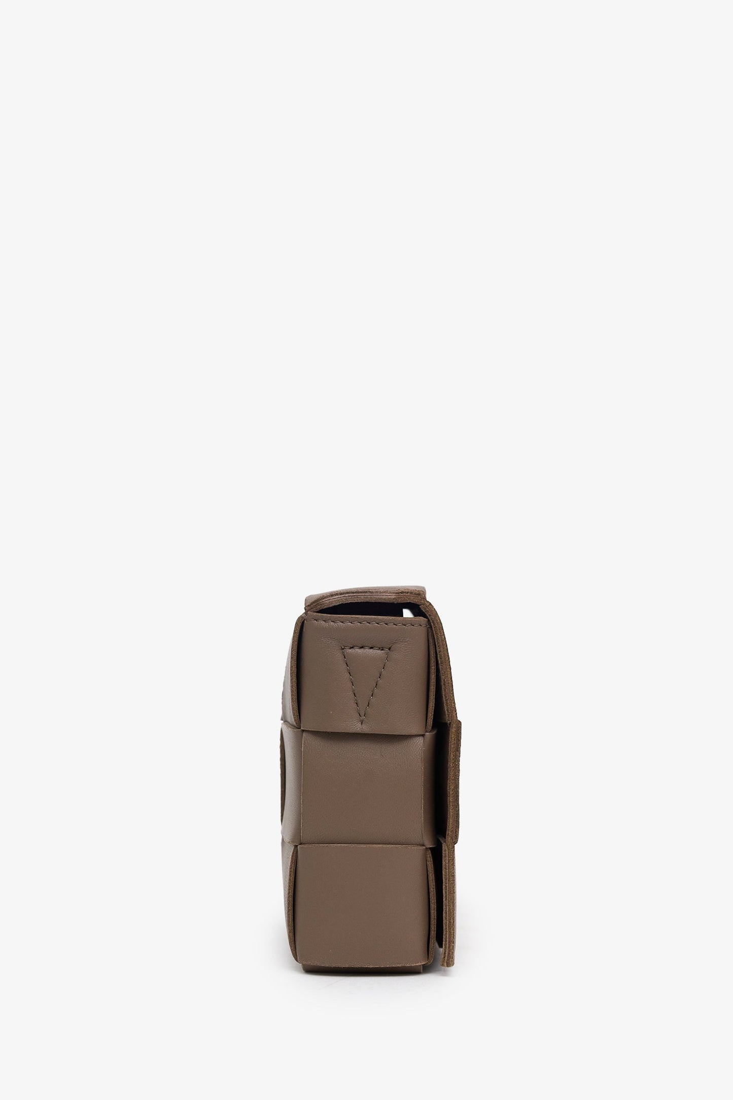 Bottega Veneta Brown Intrecciato Leather Cassette Crossbody Bag