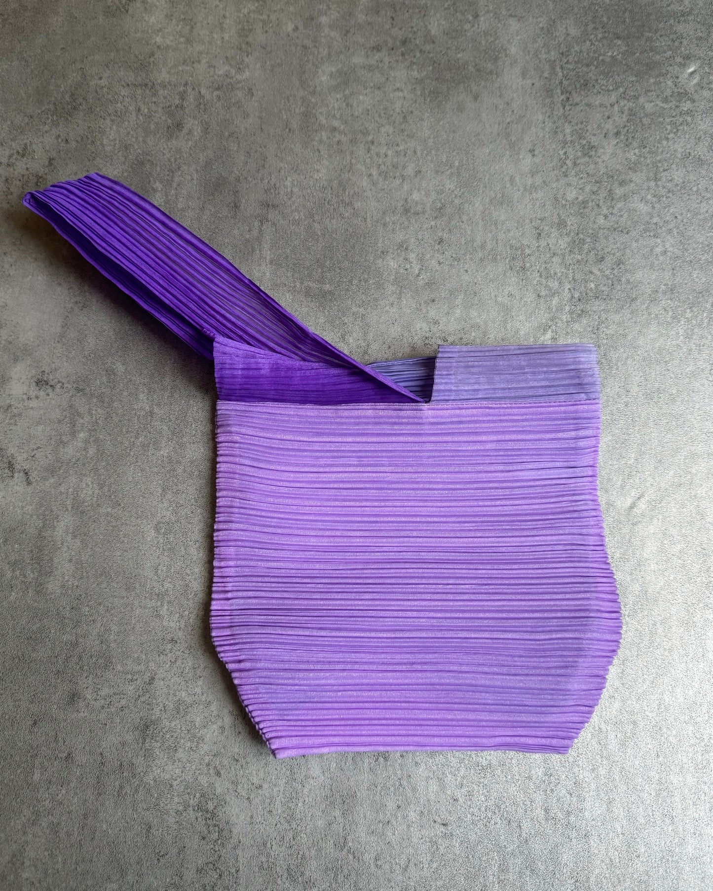 SS2024 Issey Miyake Pleats Please Polyester Purple Tote Bags