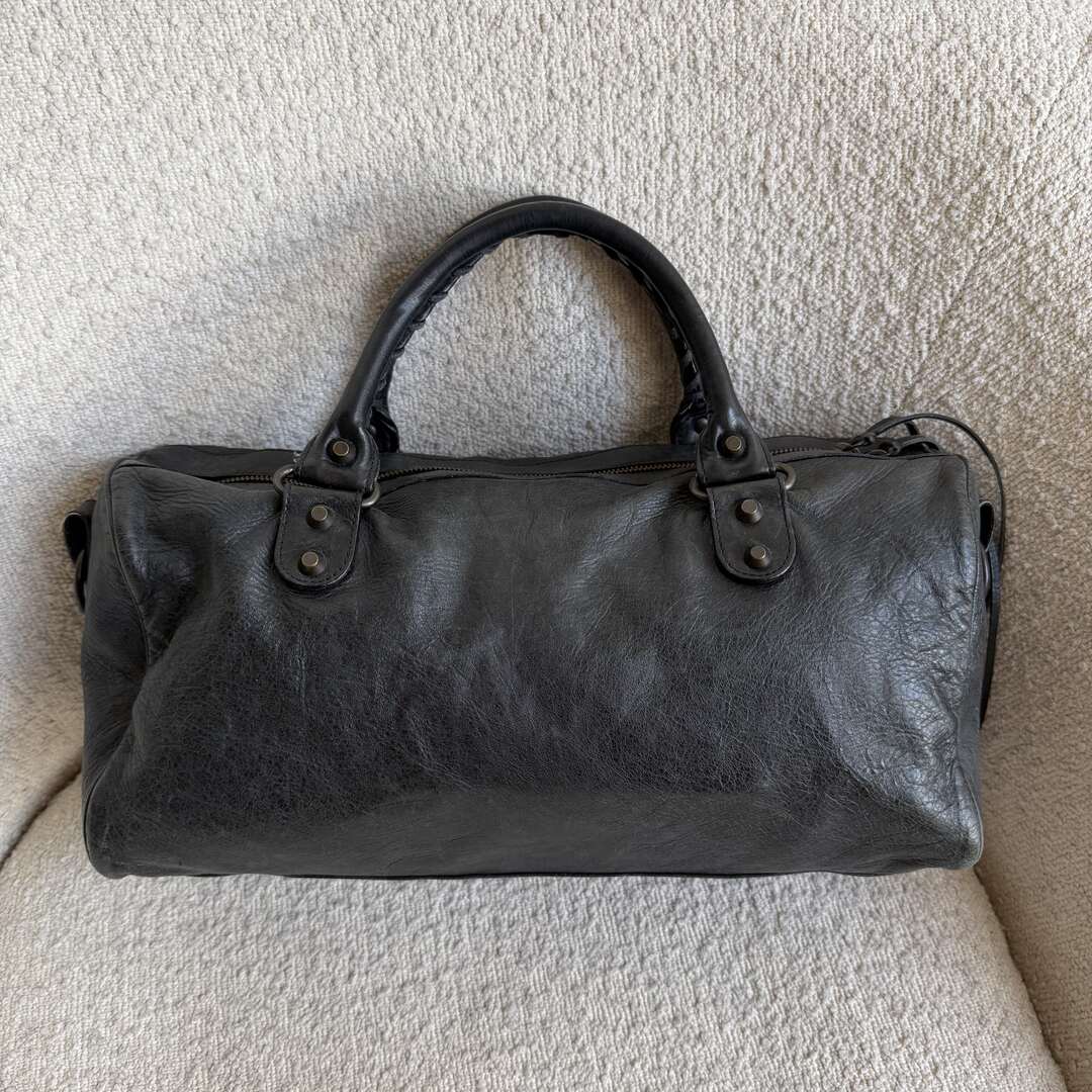 2003 Balenciaga The Twiggy Leather Black Bag