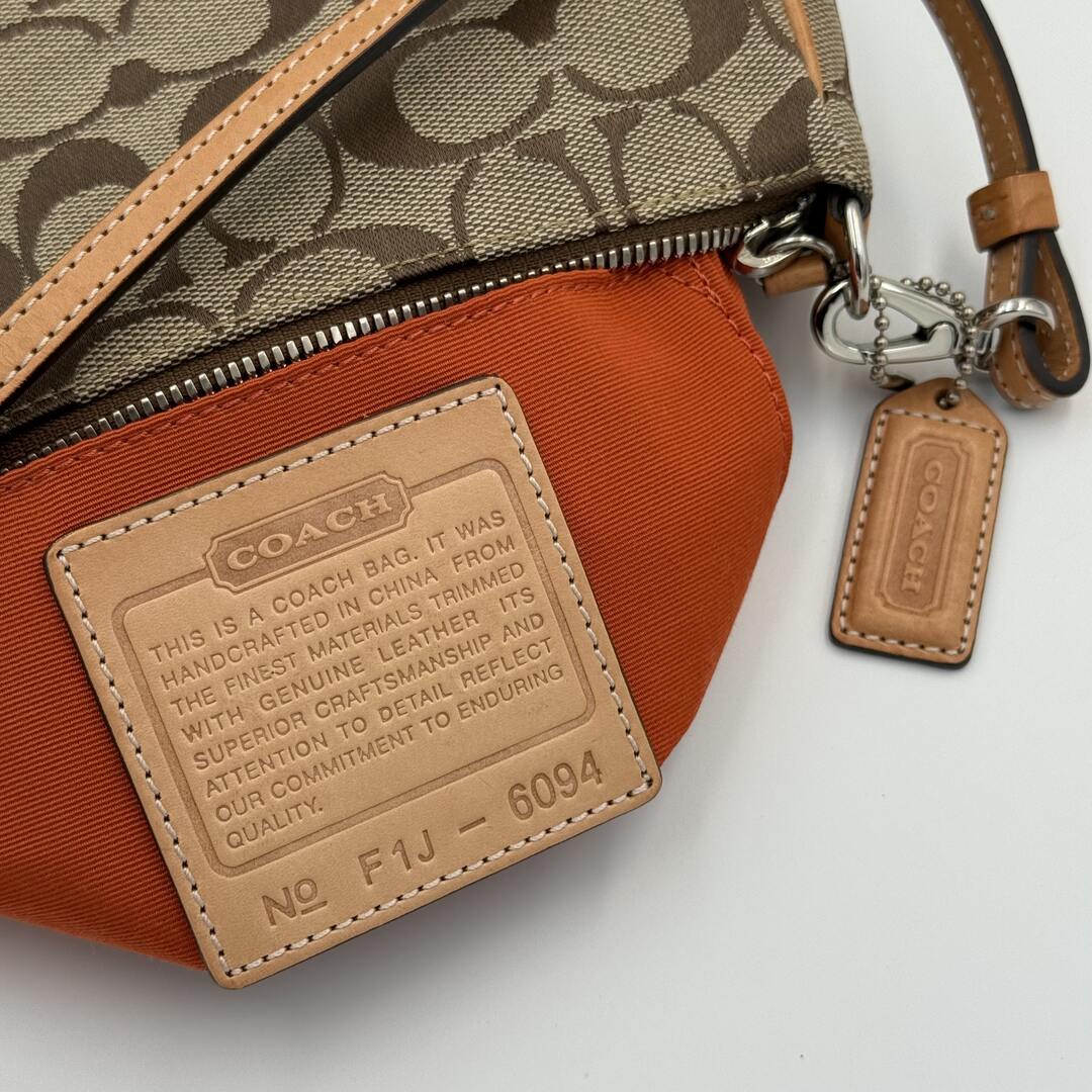Coach Signature Demi Tan Shoulder Bag
