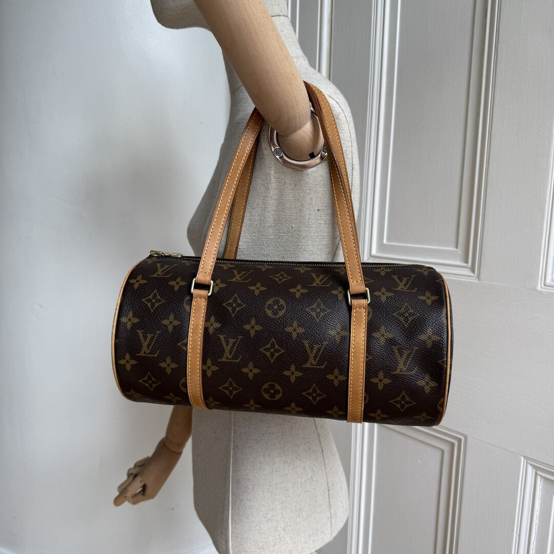 2002 Louis Vuitton Monogram Papillon 30 Handbag
