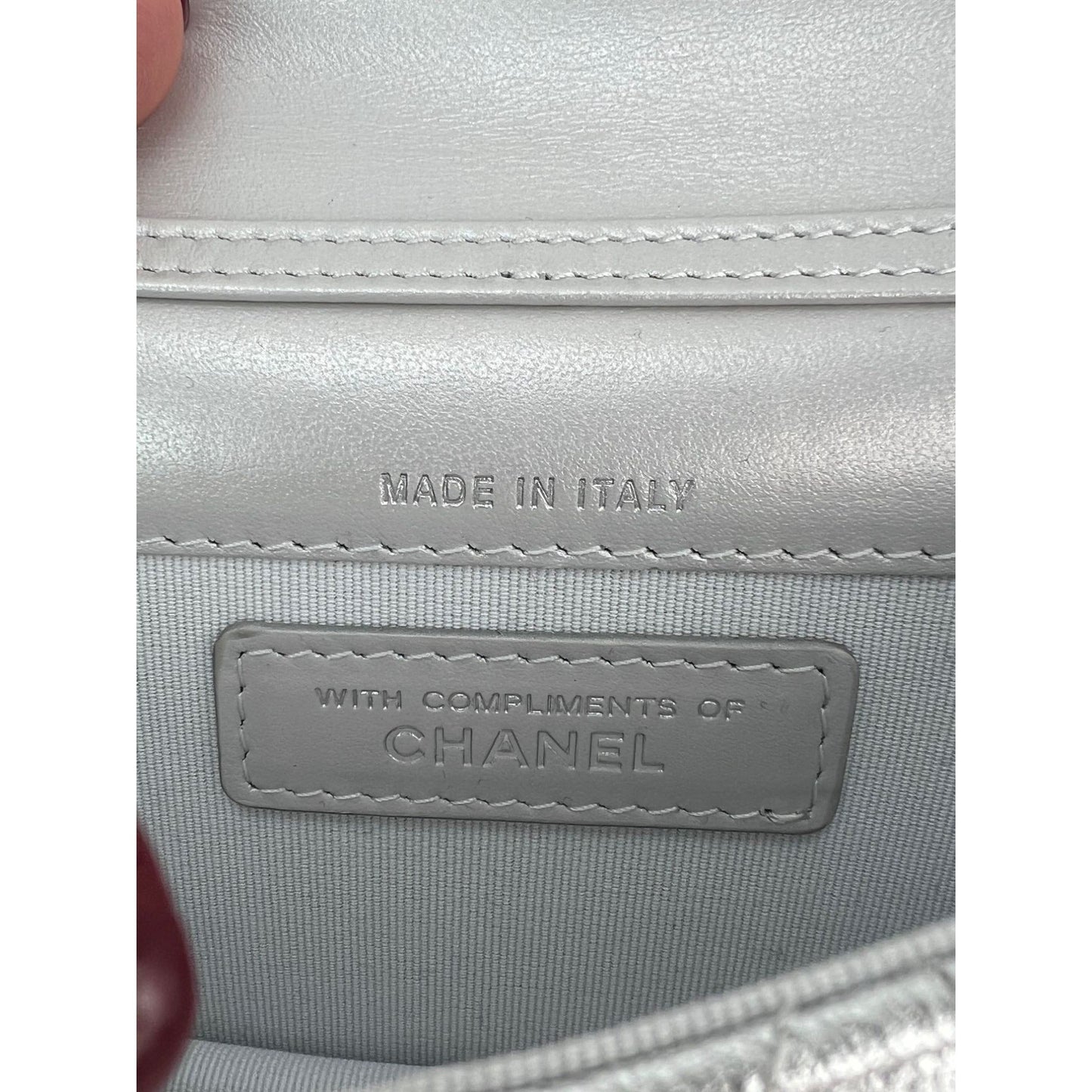 Chanel Metallic Goatskin Quilted Star Flap Belt/Shoulder Bag