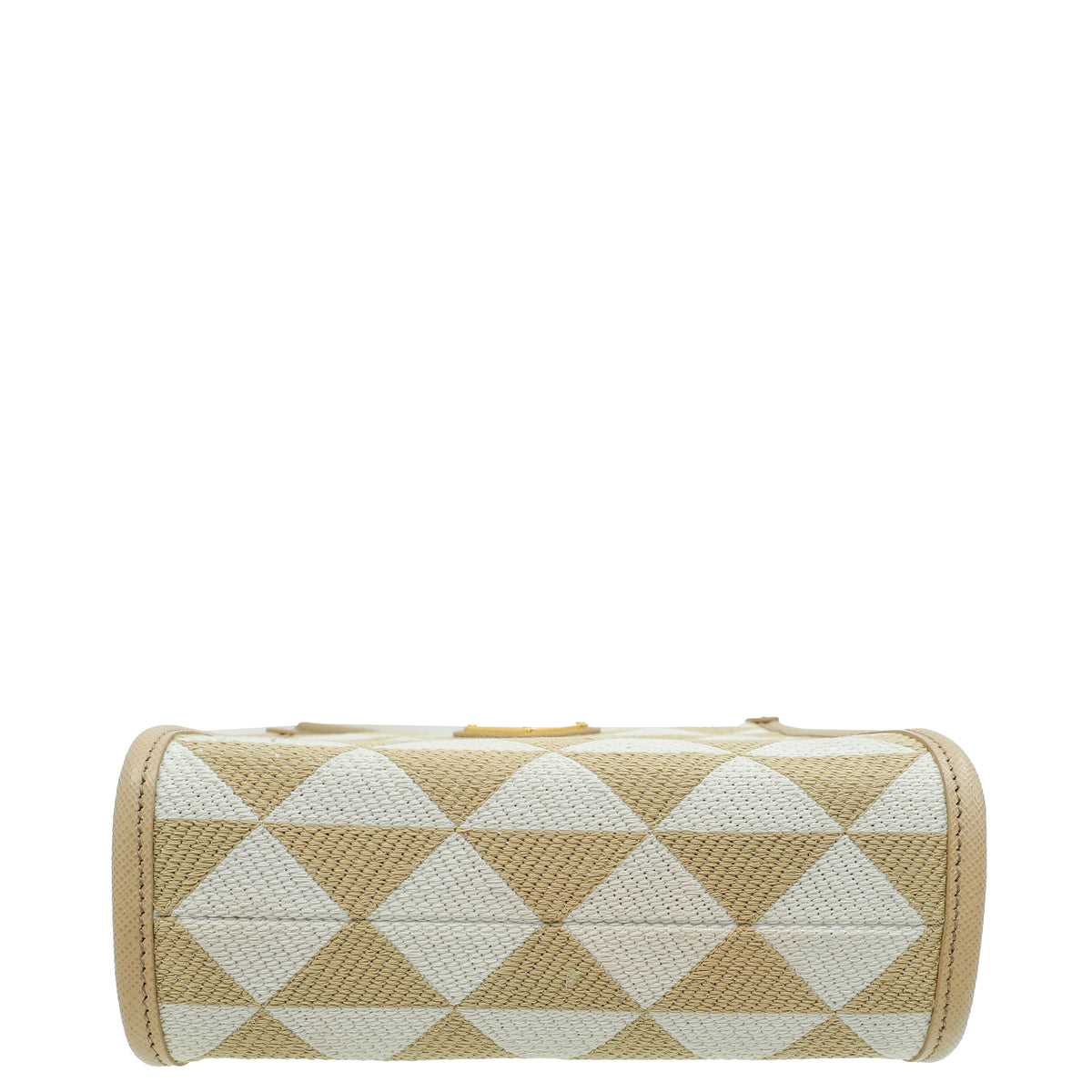 Prada Bicolor Symbole Embroidered Tote Bag