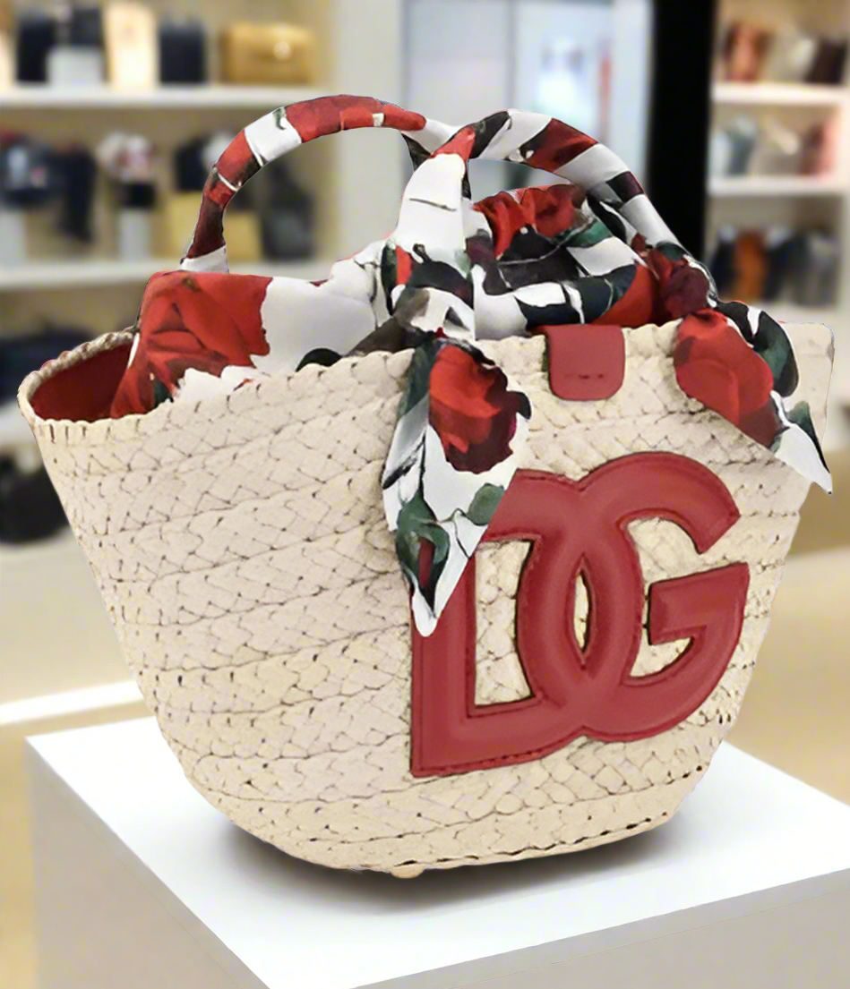 Dolce & Gabbana DG Raffia Handbag