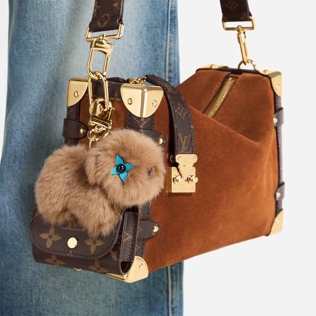 LV Cute Capybara Bag Charm