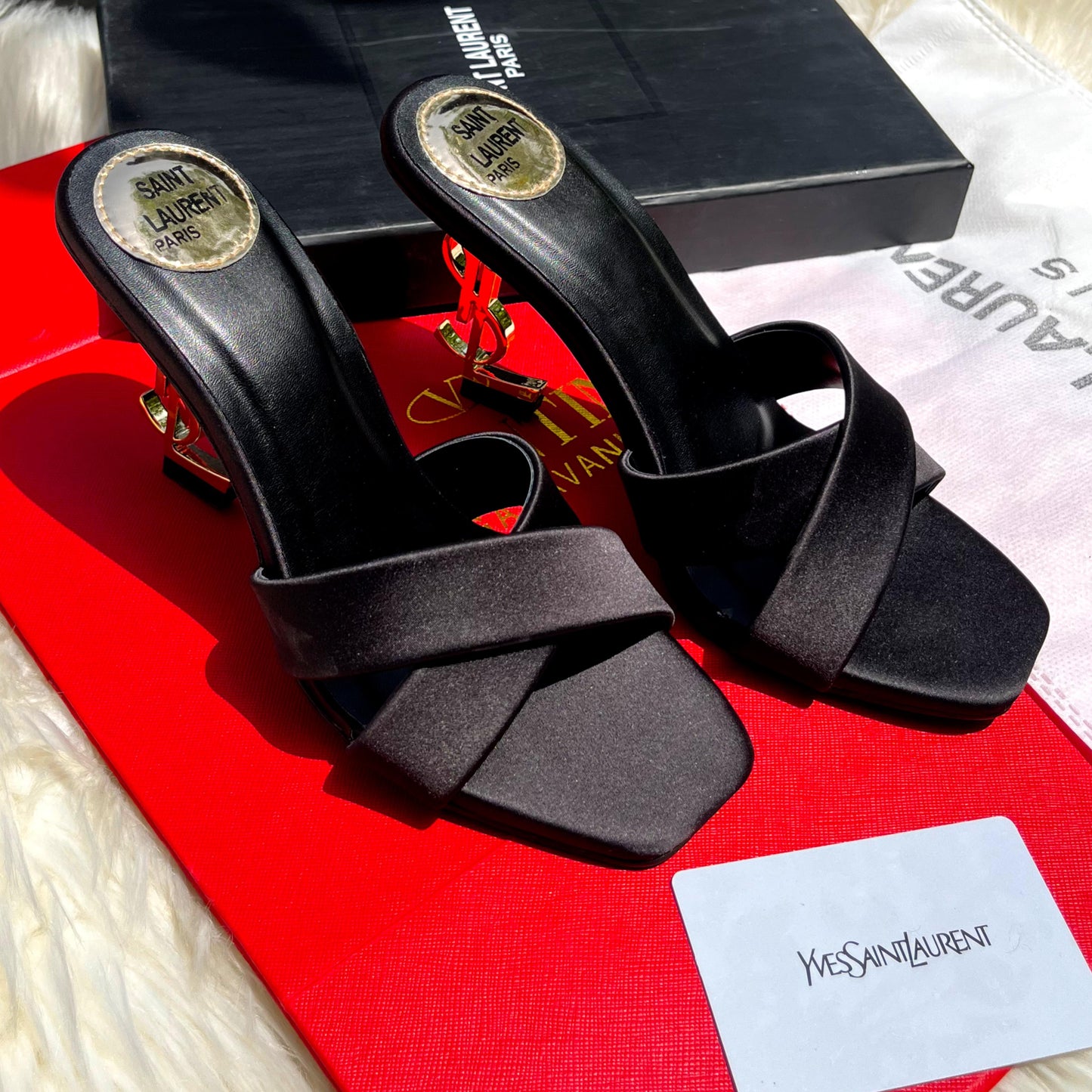 YSL Signature Heels – Luxury Edition (Black)