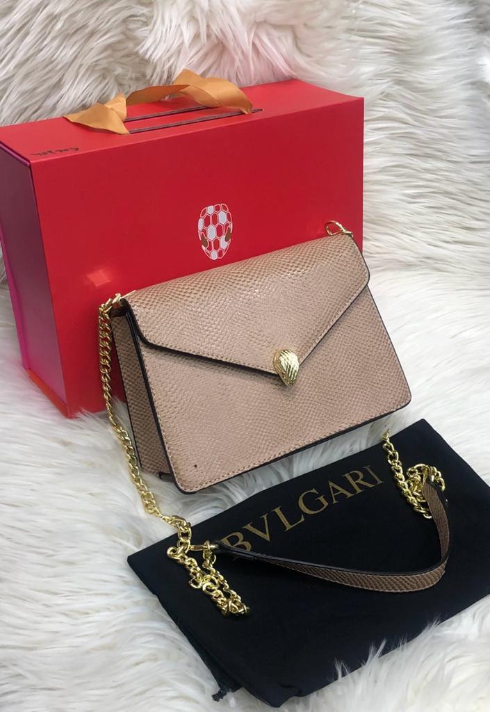 BVLGARI – Luxury Women Bag with Brand Box (Brown 2)