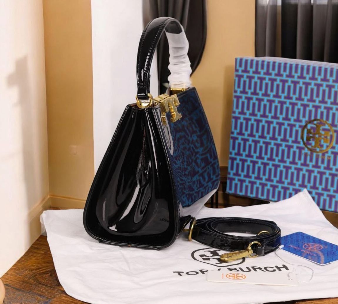 TORY BURCH MINI ELEANOR SATCHEL – Women Bag (Black)