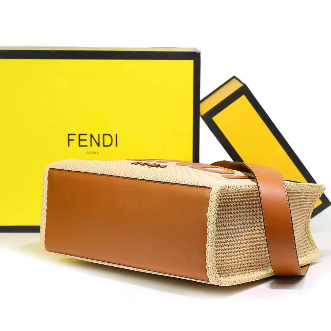 FENDI Women Bag – Premium Tote Bag | Master Series Quality (Beige Brown)
