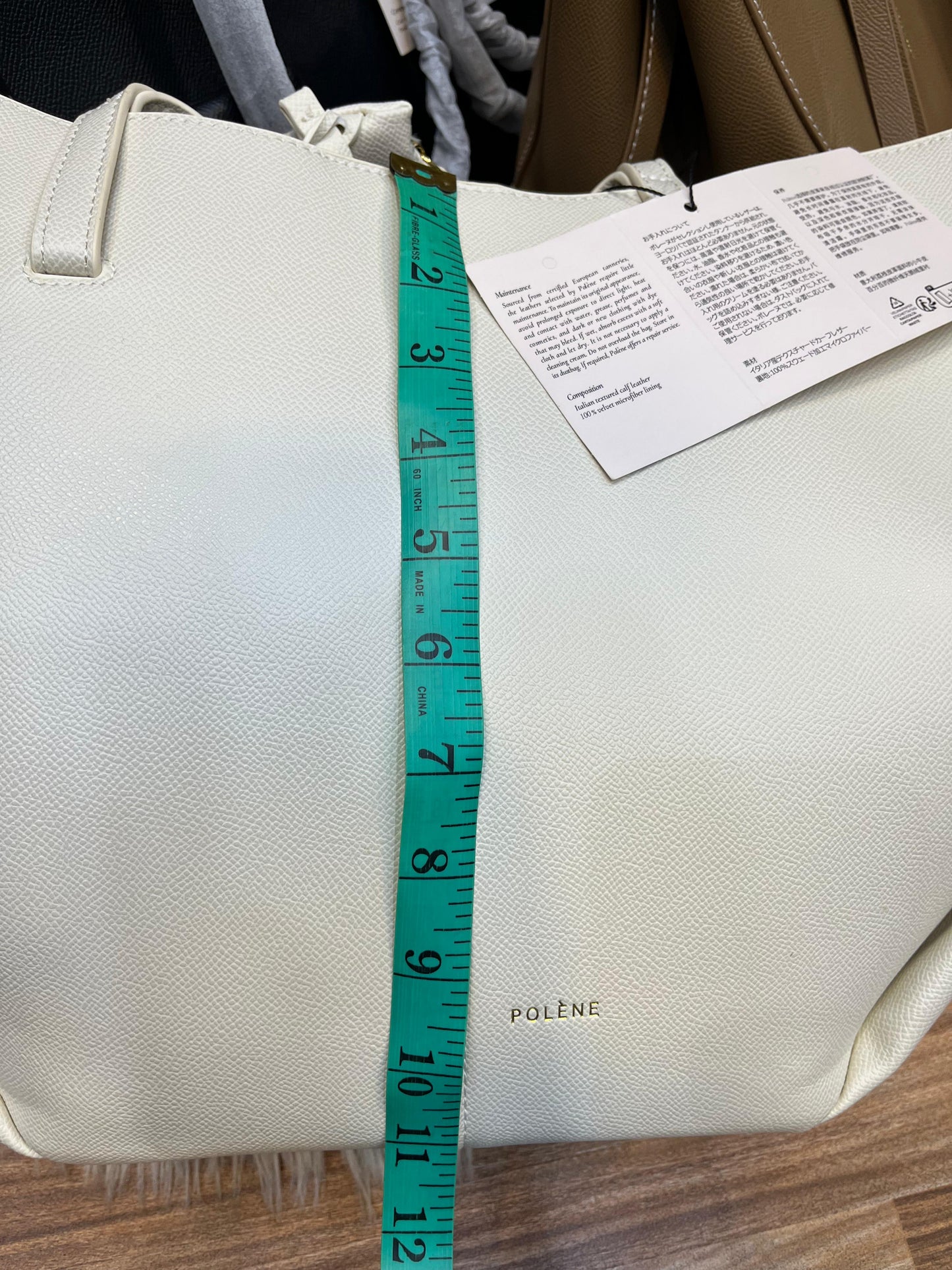P-O-L-È-N-E Cyme Large Edition Textured – Women Bag (Sand / Beige)