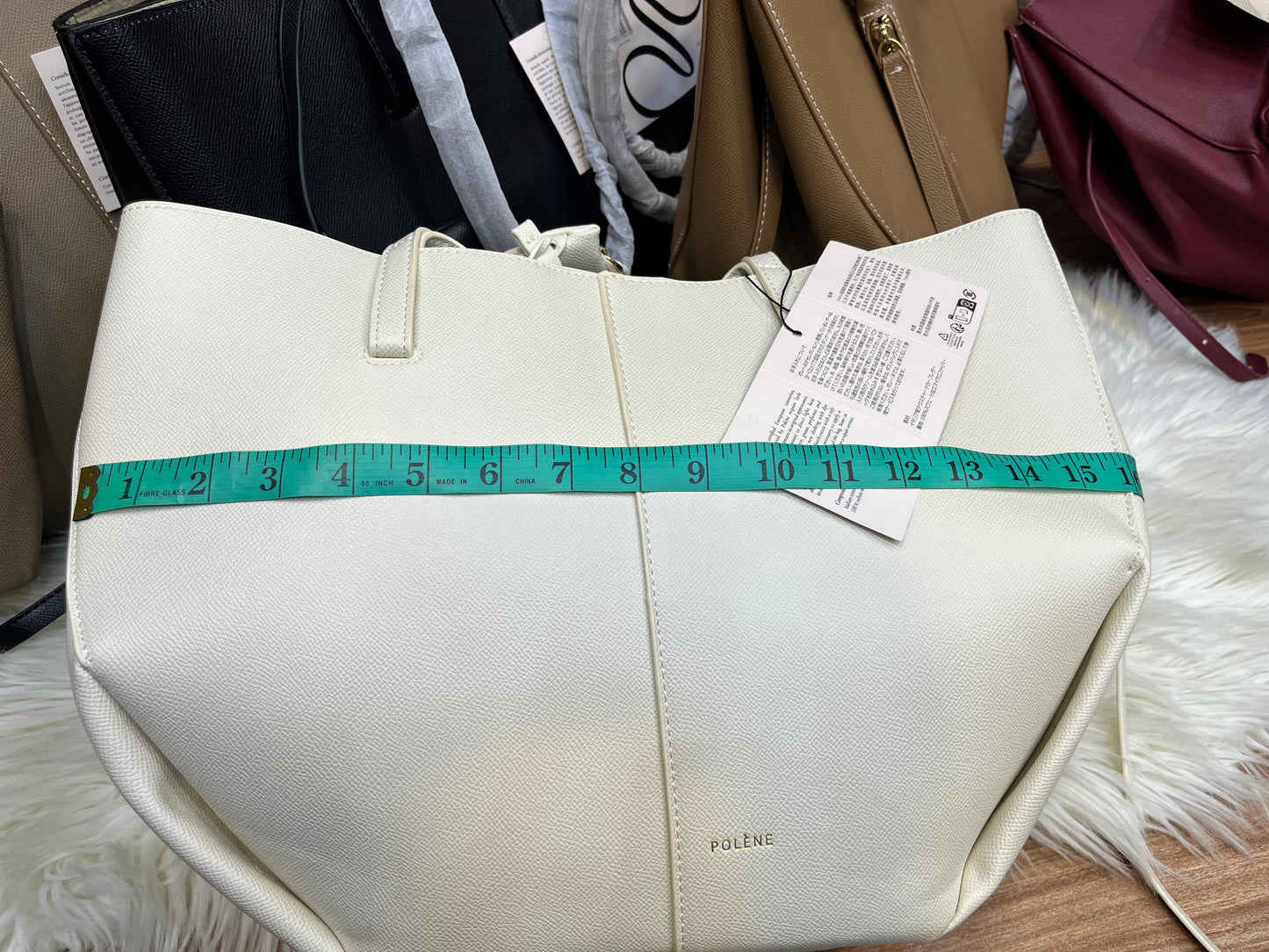 P-O-L-È-N-E CYME EDITION TEXTURED TAUPE – Women Bag (Brown)