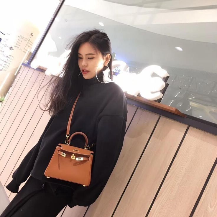 H-E-R-M-È-S Kelly 20 Mini – Elegant PU Leather Women Bag | Premium Quality (Brown)
