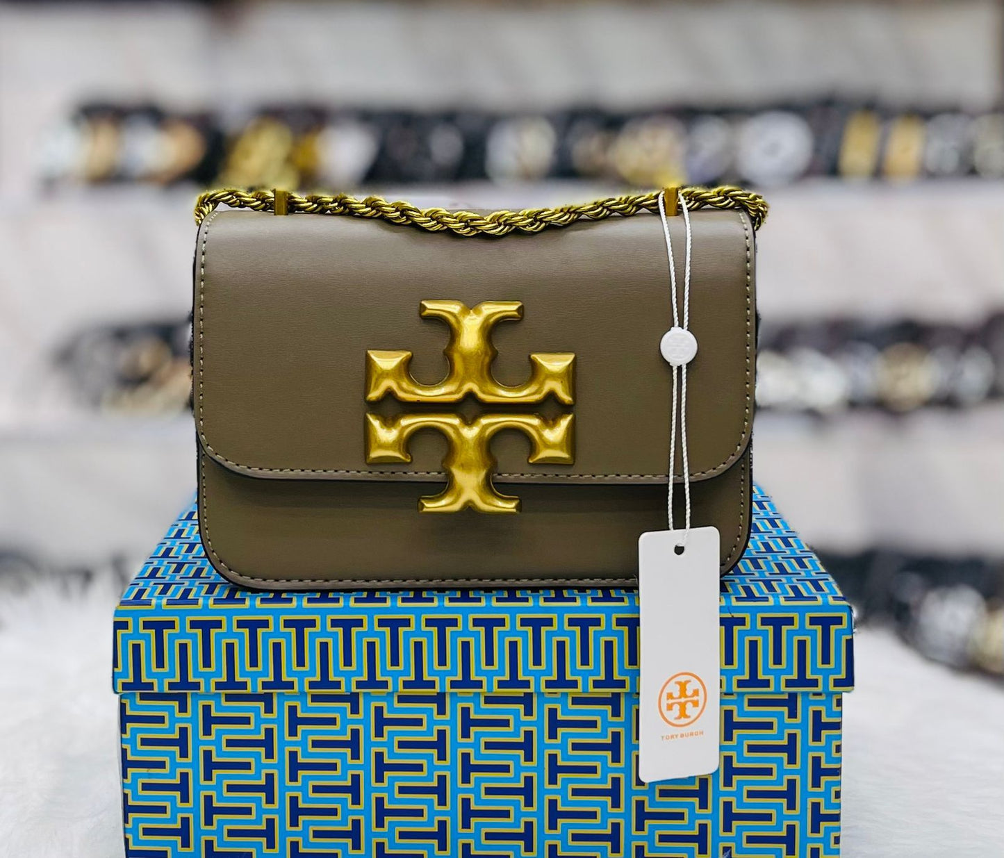 T-O-R-Y B-U-R-C-H Inspired Premium Women Bag – Luxury Edition (Brown-2)