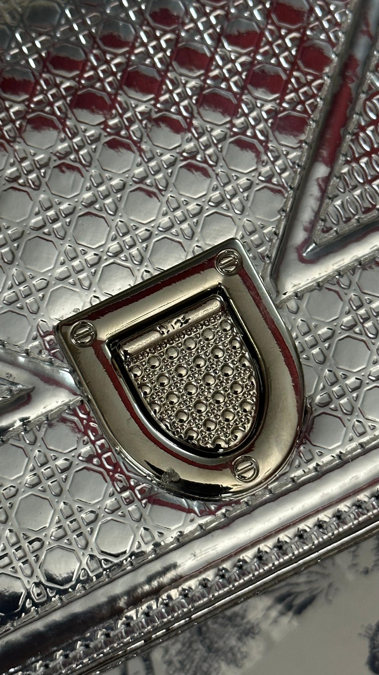 DIOR Mini Women Bag – AAA Premium Copy with Brand Box & Dust Bag (Silver)