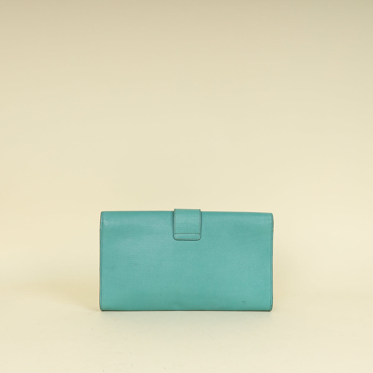 YSL Aqua Green Y Ligne Clutch