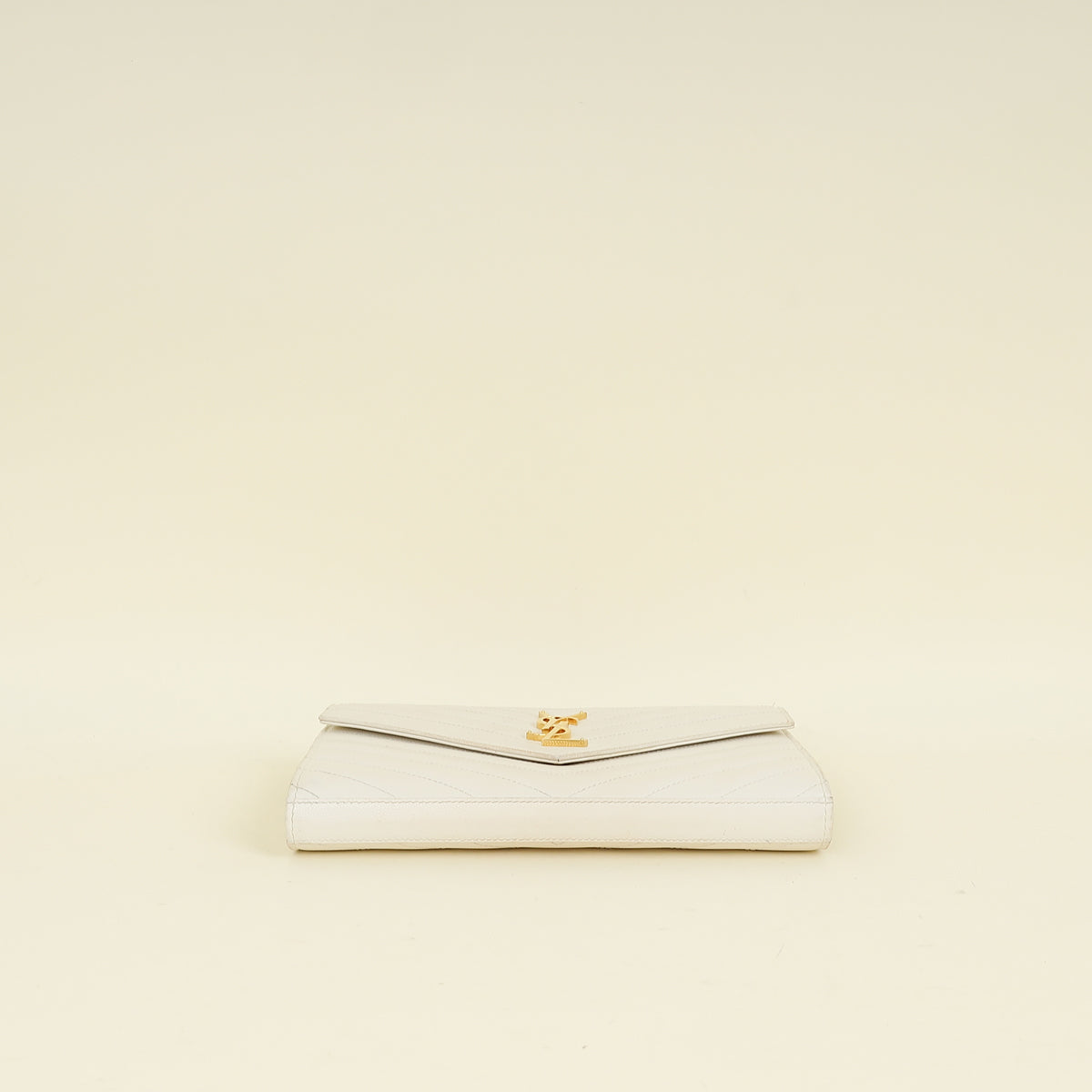 YSL Vintage Blanc Cassandre Wallet On Chain