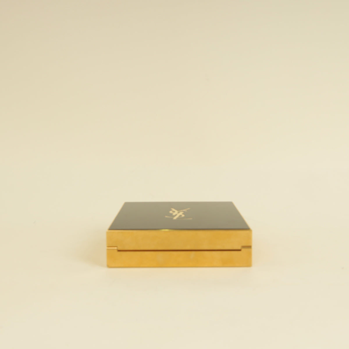 YSL Black Tuxedo Box Plexiglass Minaudiere Bag