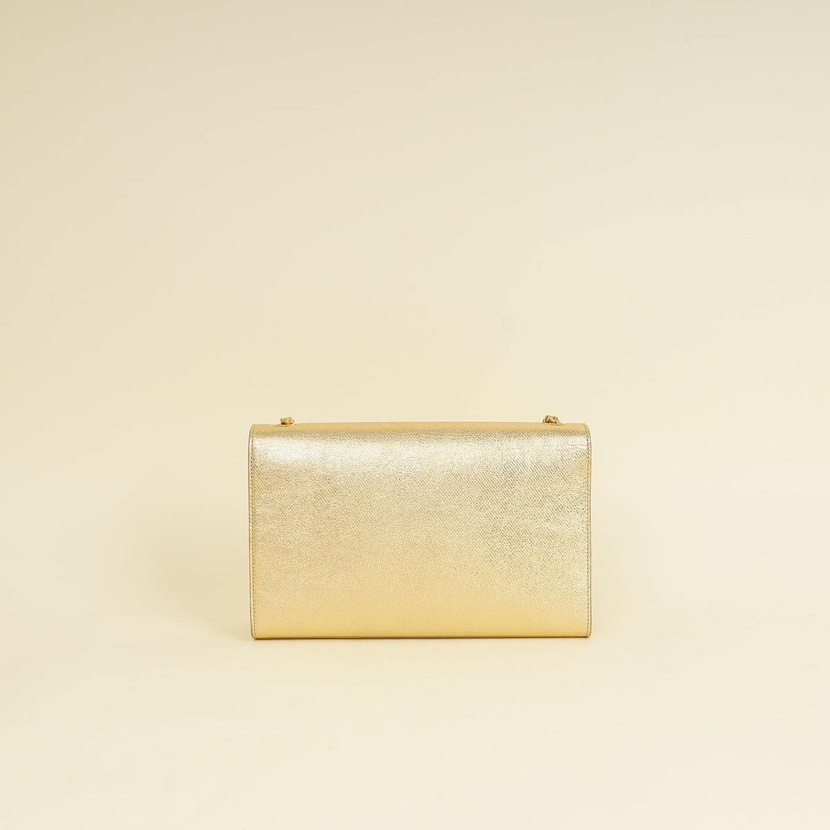 YSL Metallic Gold Kate Tassel Medium Chain Bag