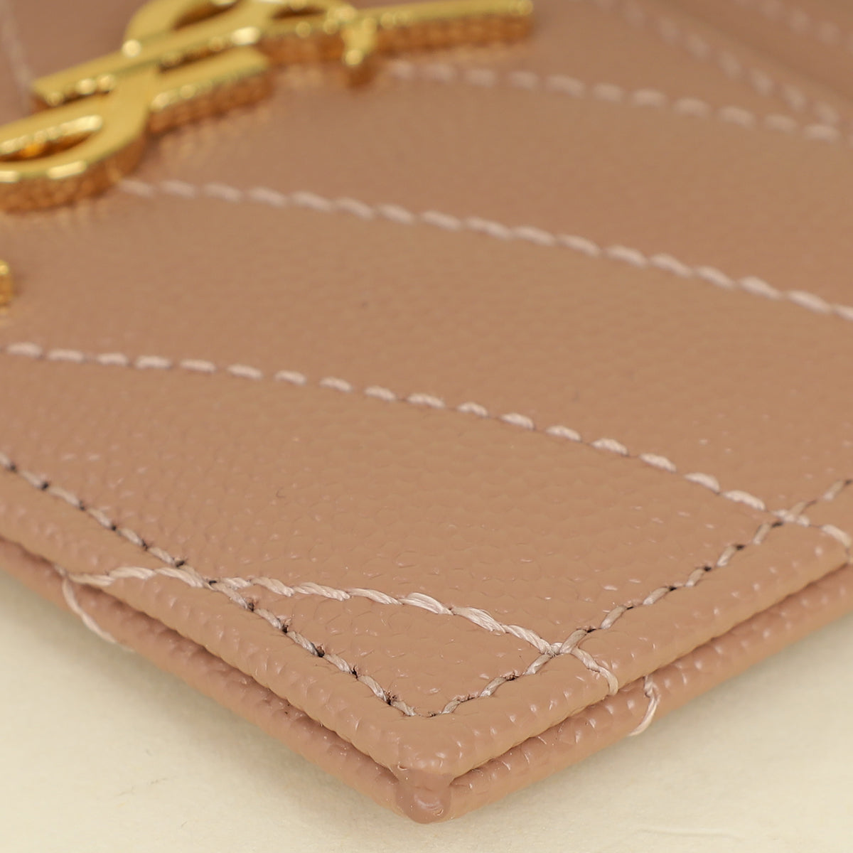 YSL Dust Rose Cassandre Matelasse Card Case
