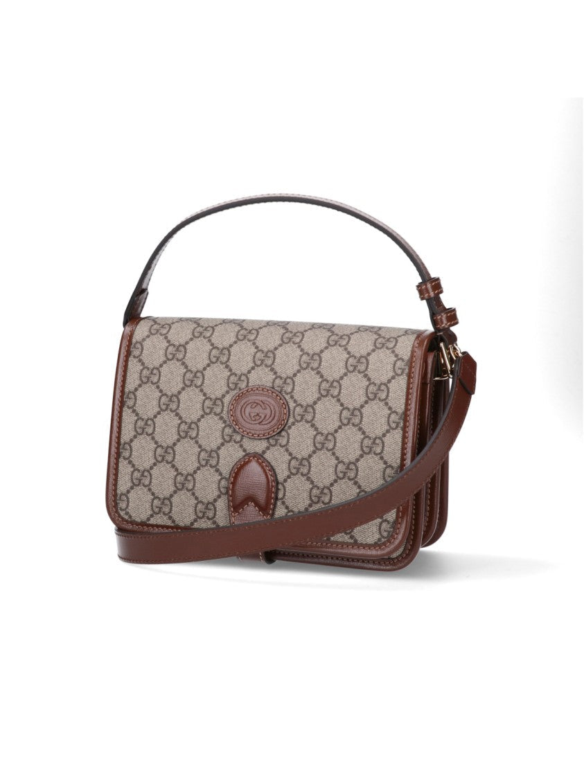 Gucci Mini Gg Supreme Fabric Shoulder Bag